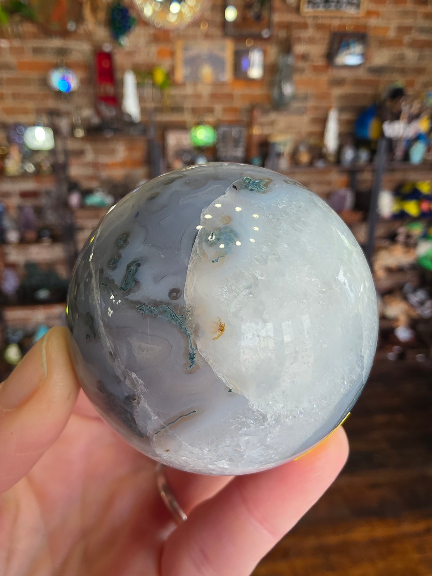 Moss Agate Sphere