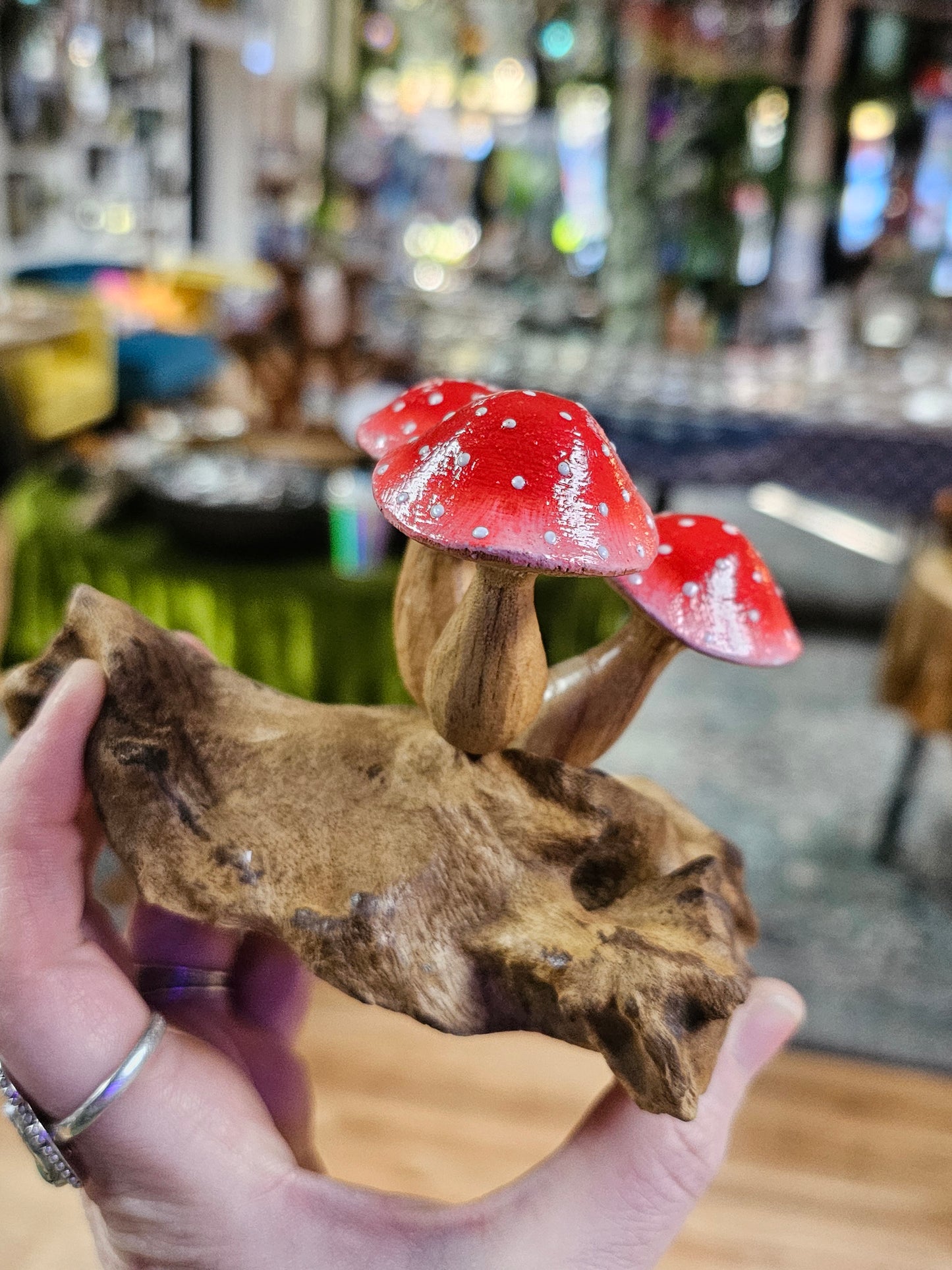 Wooden Mushroom Carving