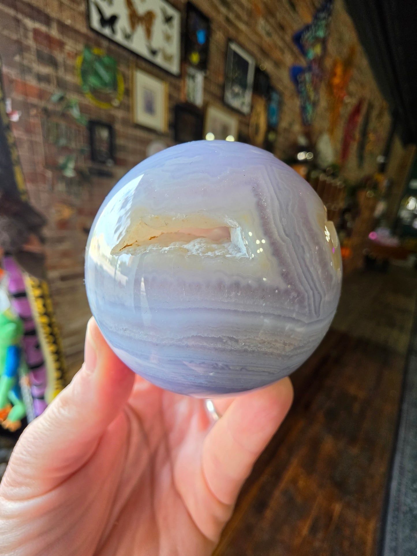 Blue Lace Agate Sphere