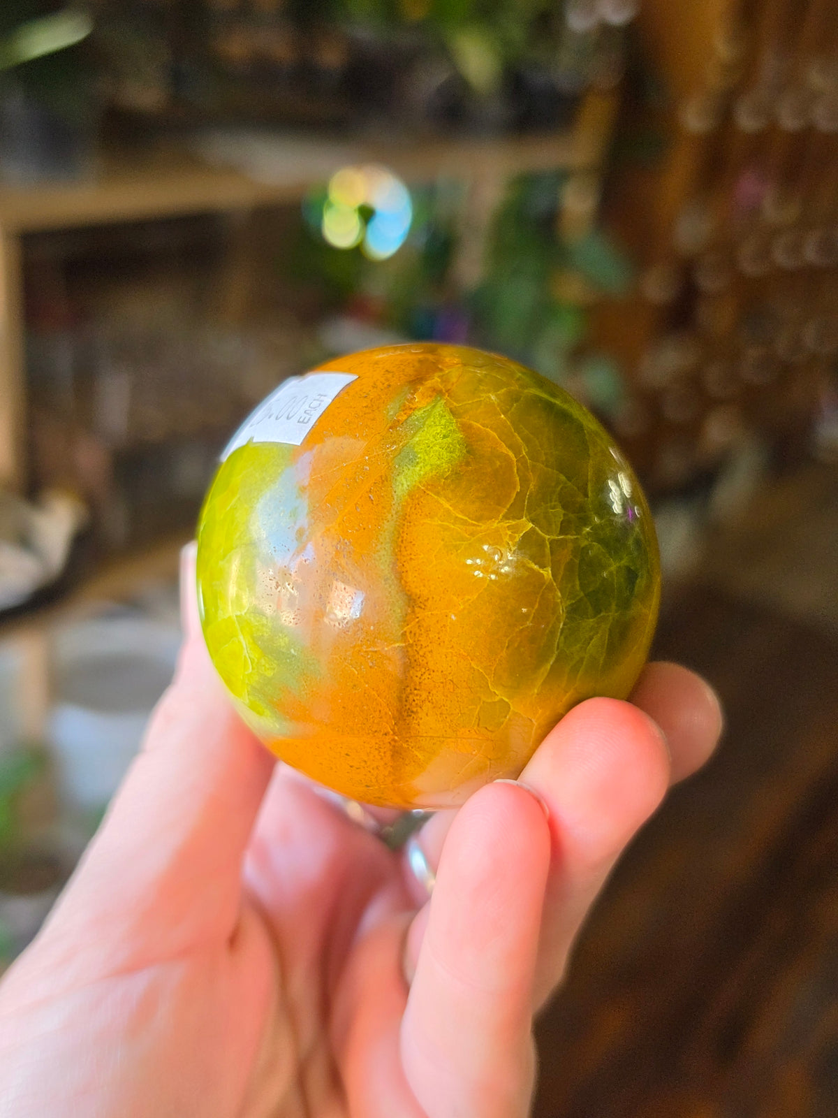 Green Common Opal Sphere