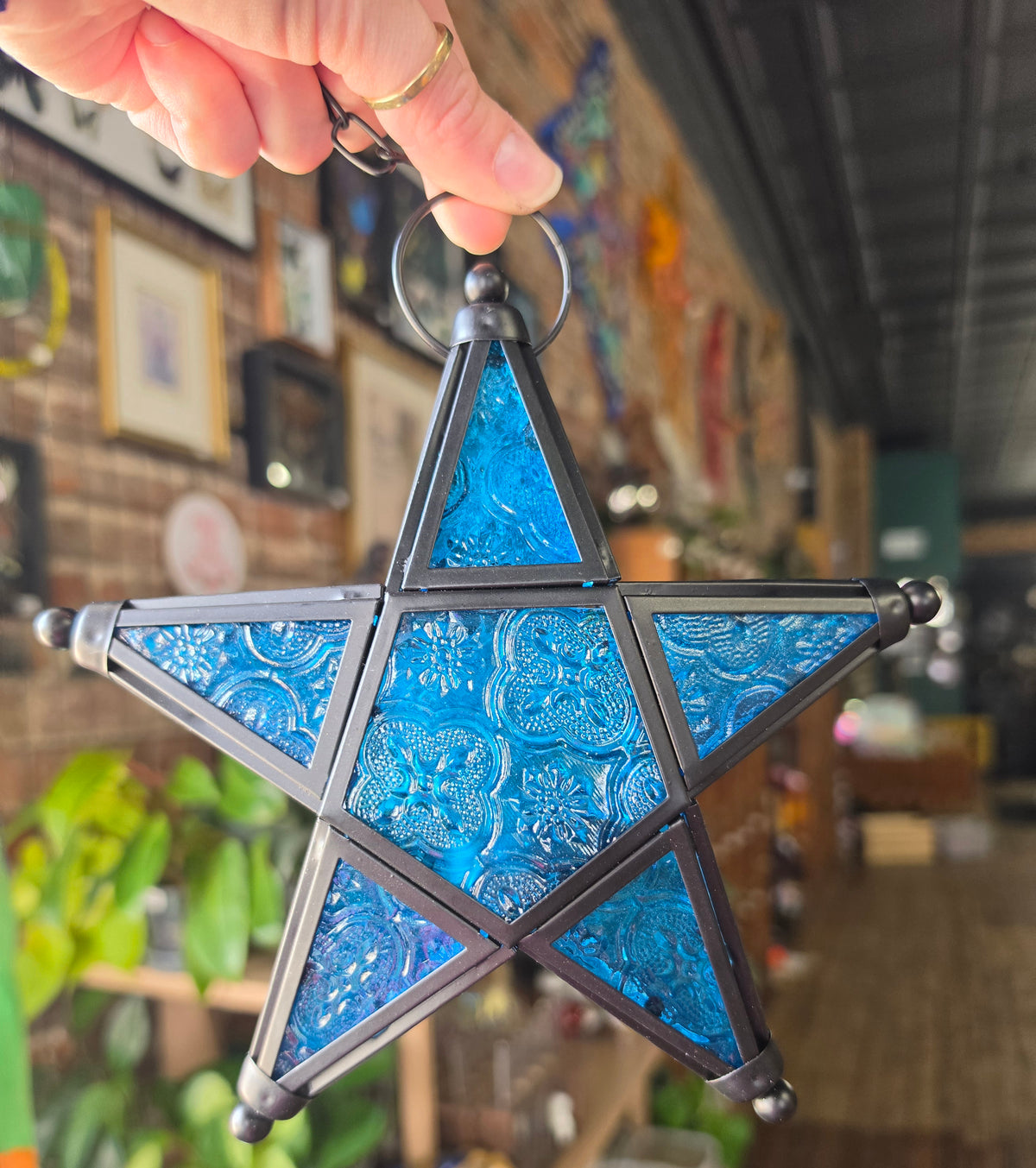 Blue Star Lantern