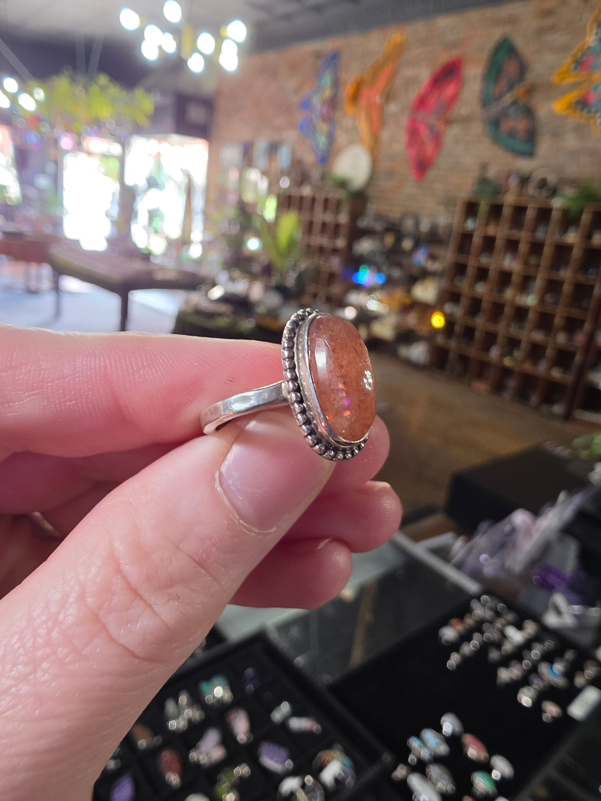 Sunstone Ring Size 7
