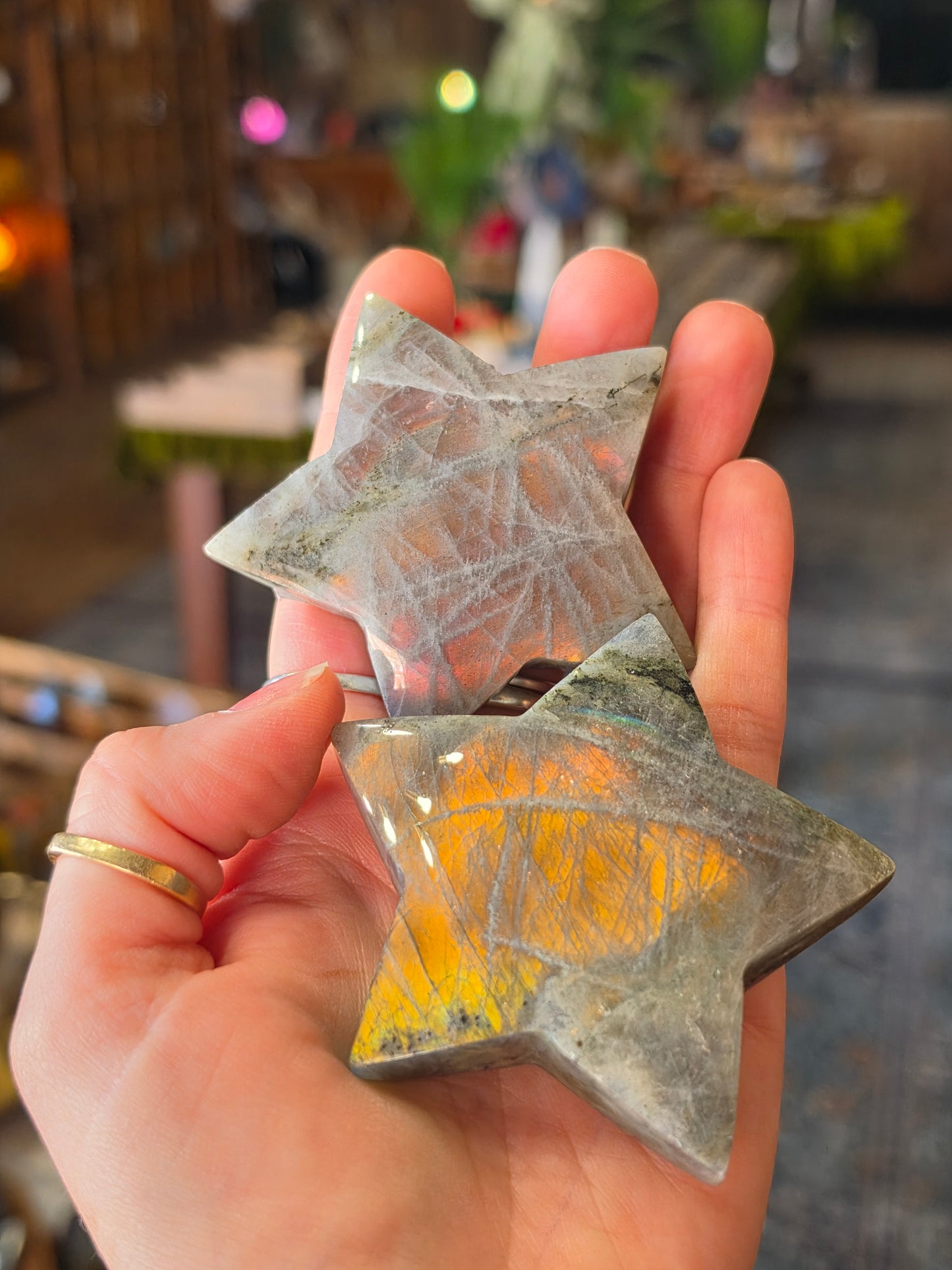 Sunset Labradorite Star