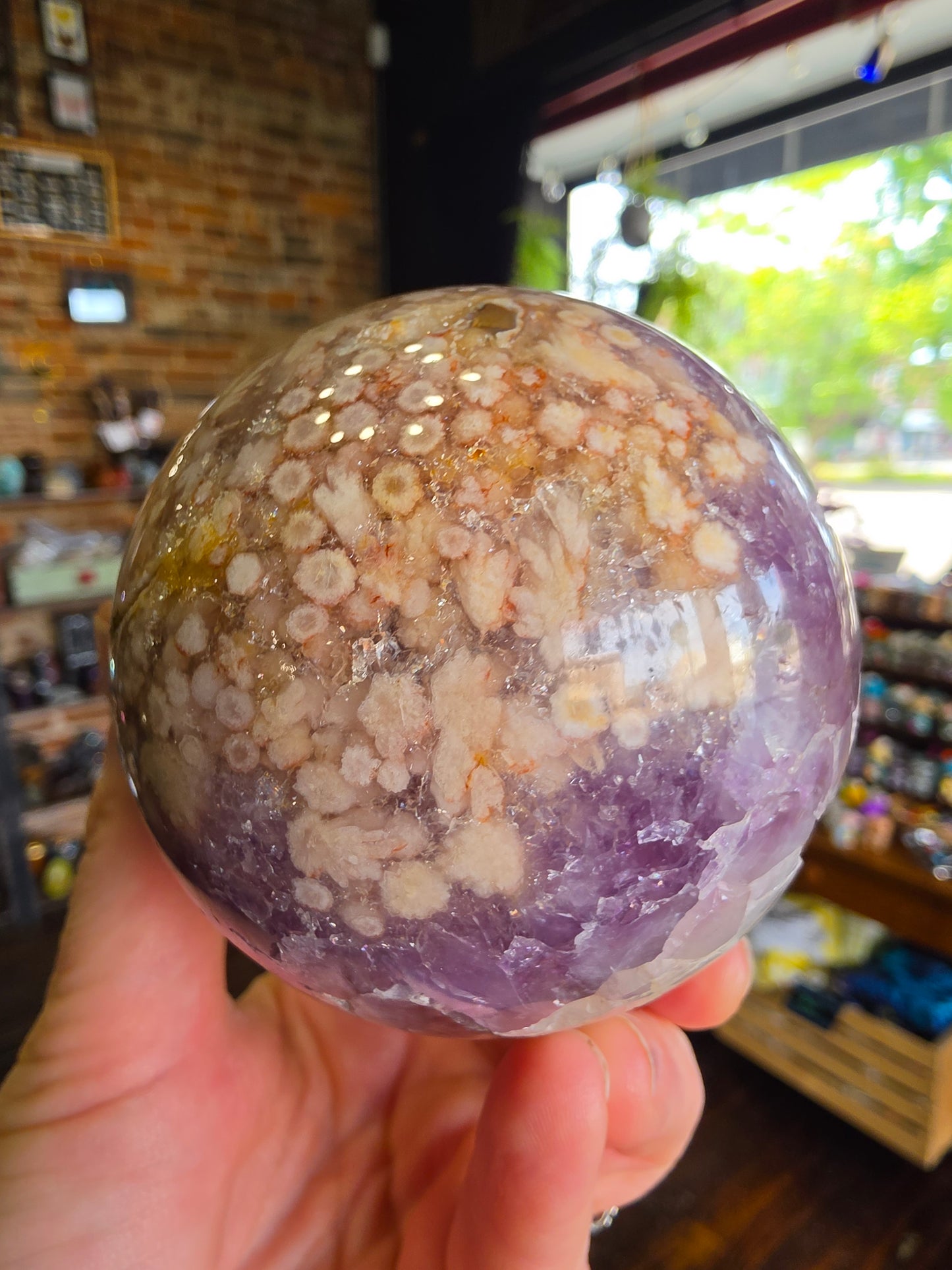 Amethyst Flower Agate