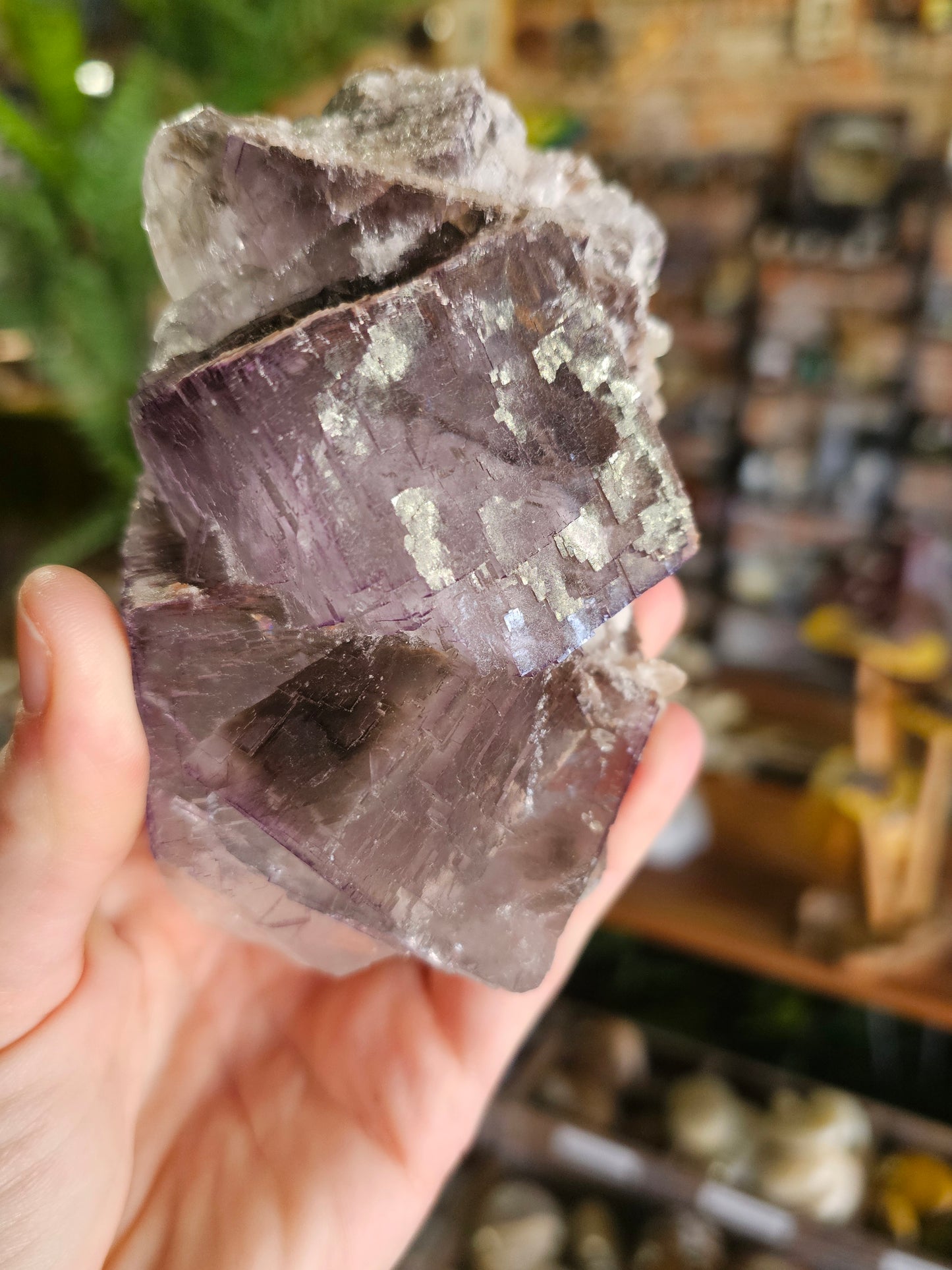 Purple Cubic Fluorite