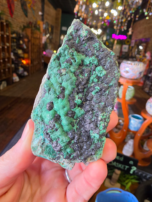 Heterogenite on Malchite