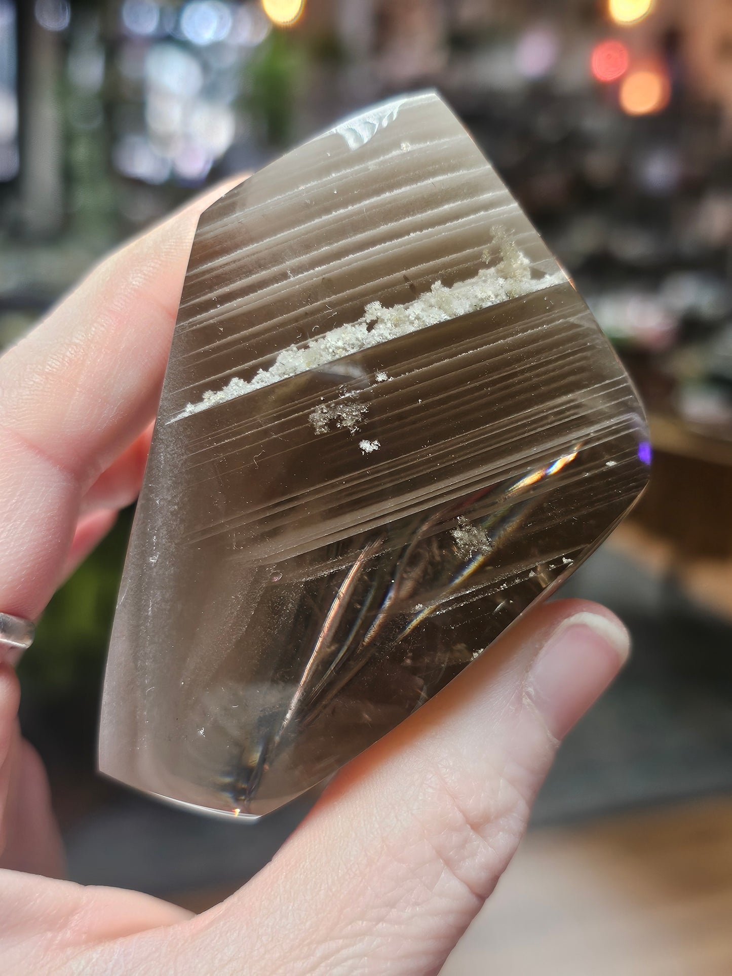 Phantom Inclusion Smoky Quartz