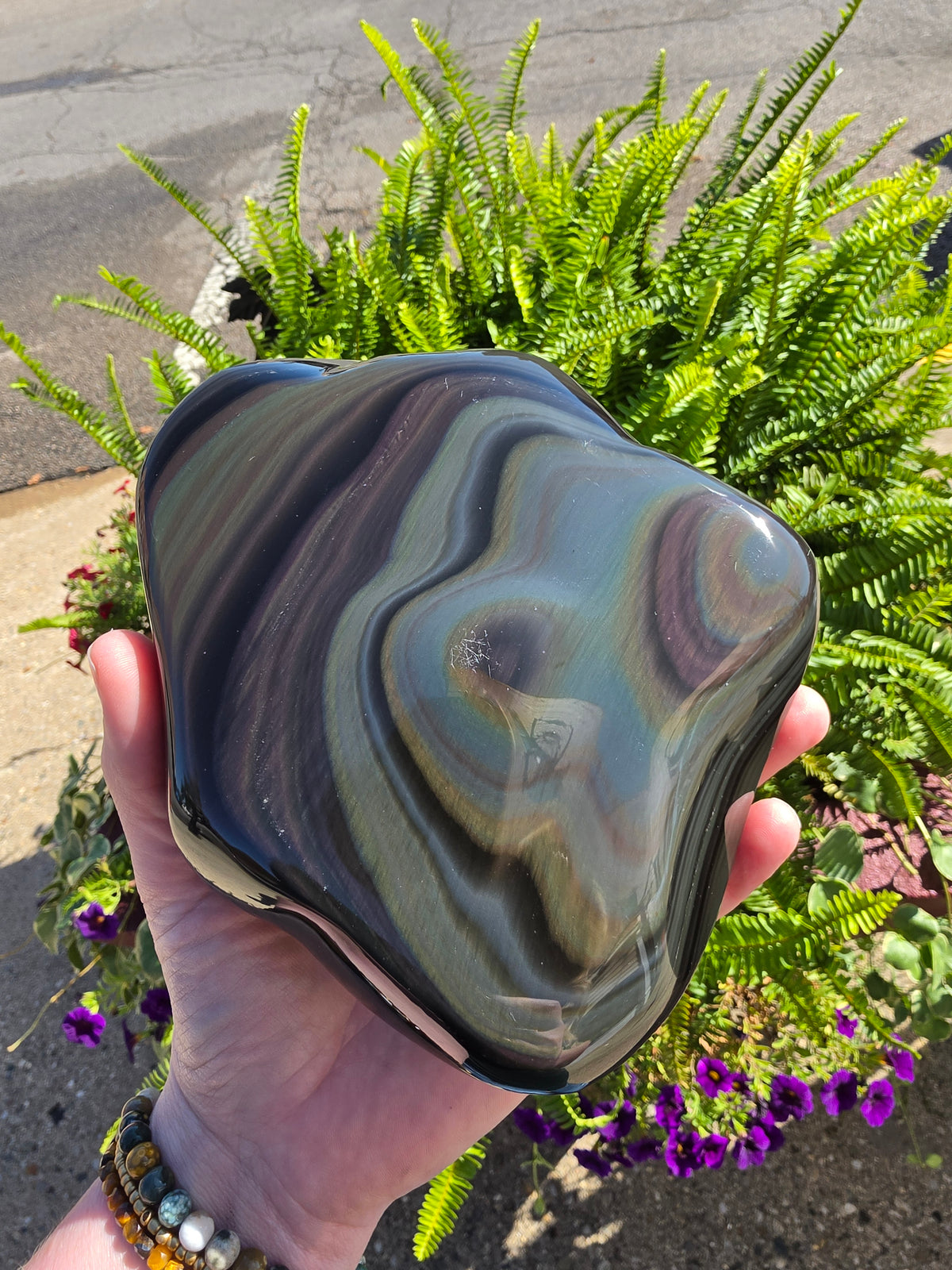 Rainbow Obsidian Freeform
