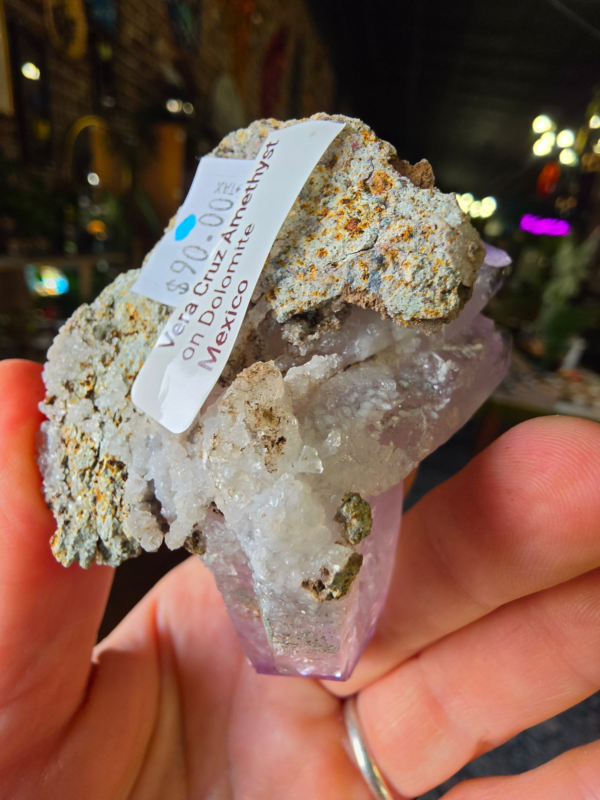 Vera Cruz Amethyst on Dolomite