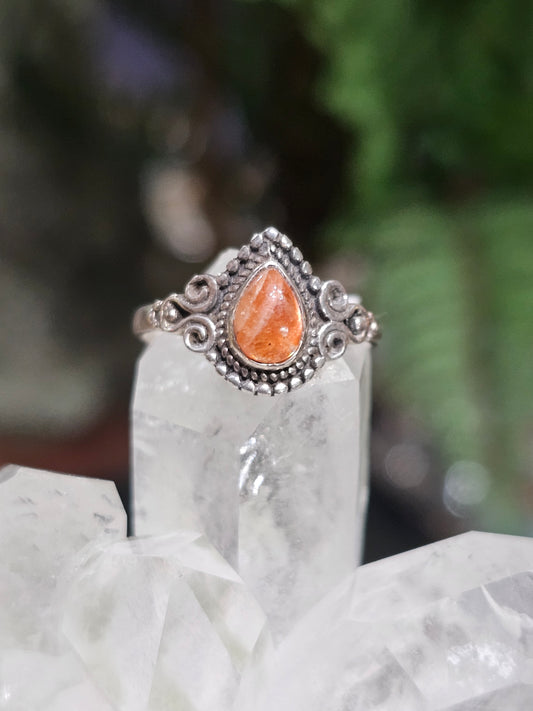 Size 7.5 Sunstone Ring