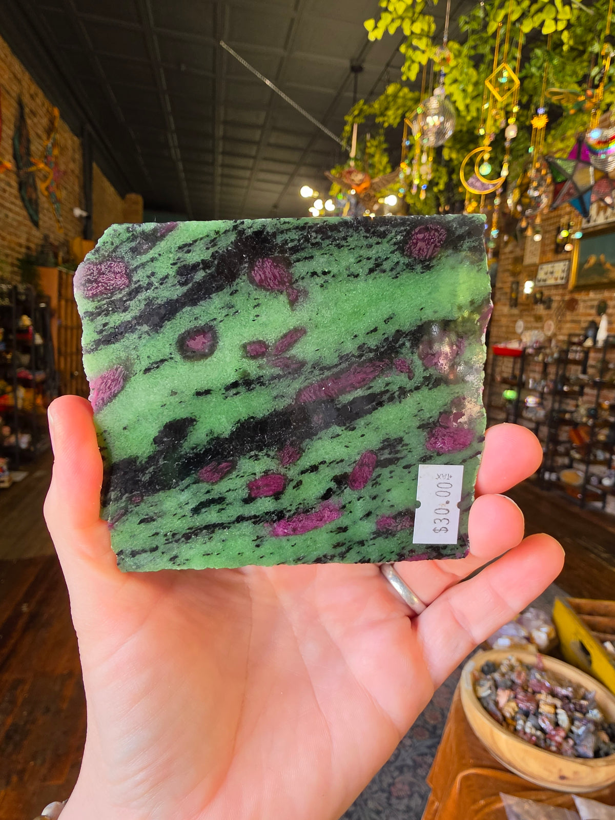 Ruby in Zoisite Slab