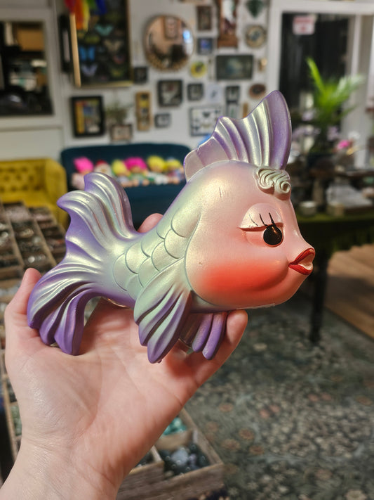 Vintage Miller Studio Chalkware Fish