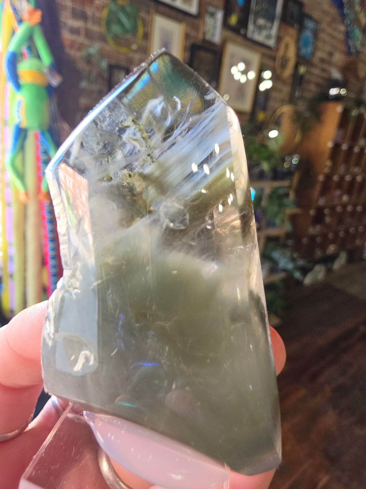 Blue Tera Quartz Polished Point