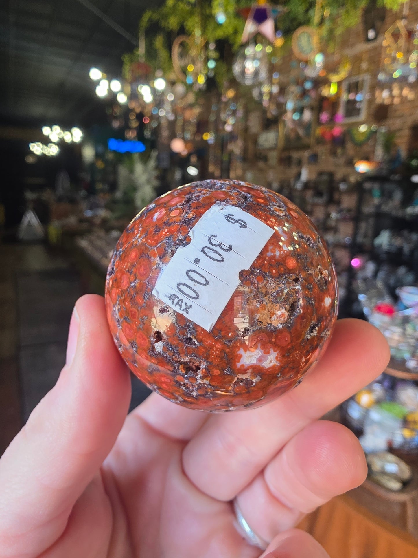 Poppy Jasper Sphere