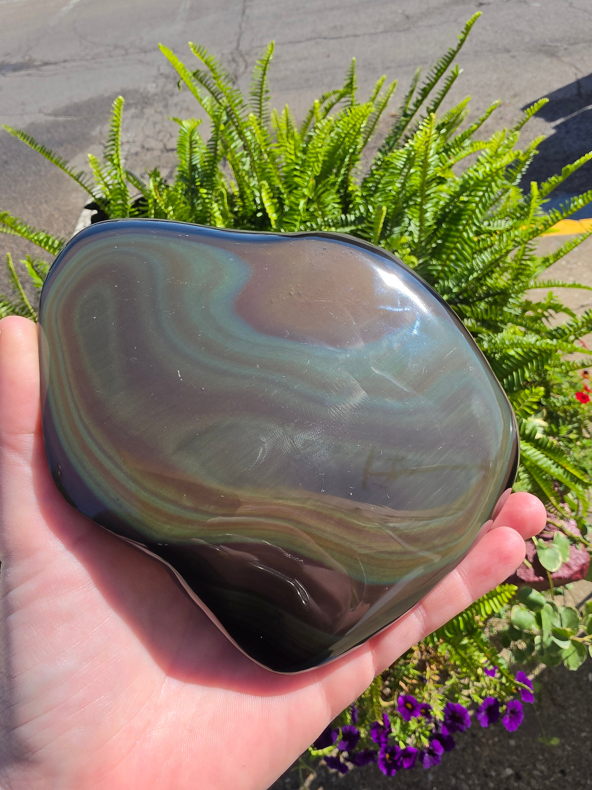 Rainbow Obsidian Freeform