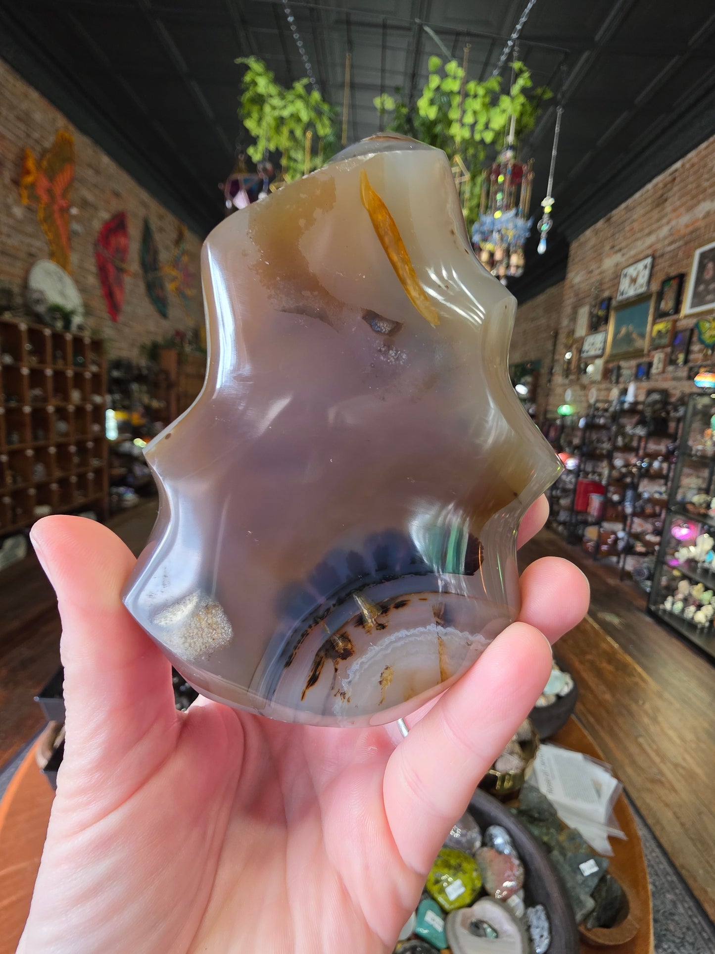 Dendritic Agate Flame