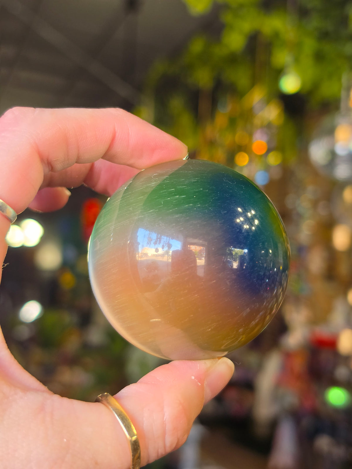 Synthetic Cats Eye Sphere