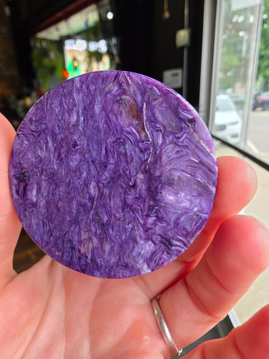 Charoite Disc