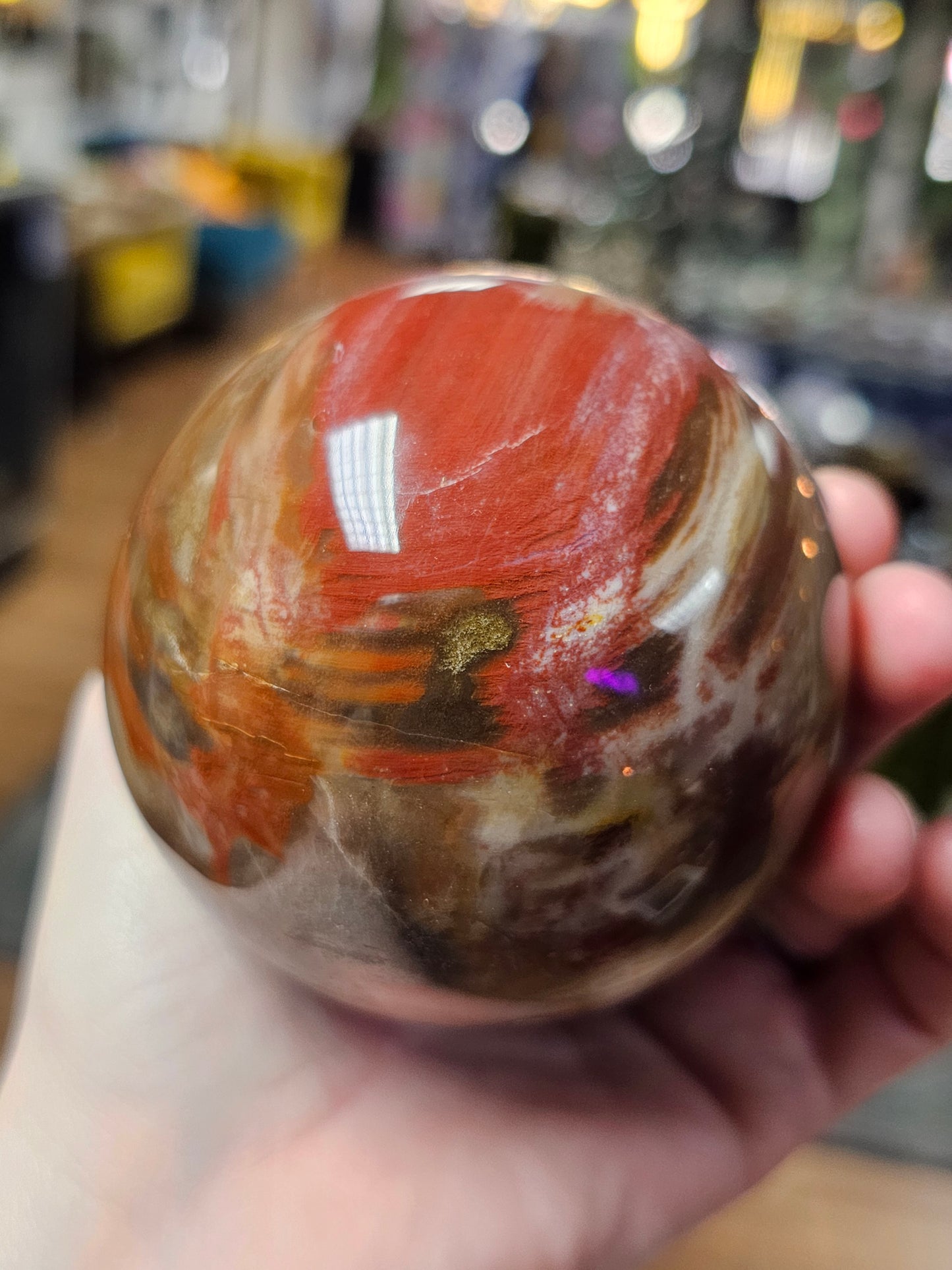 Petrified Wood Sphere