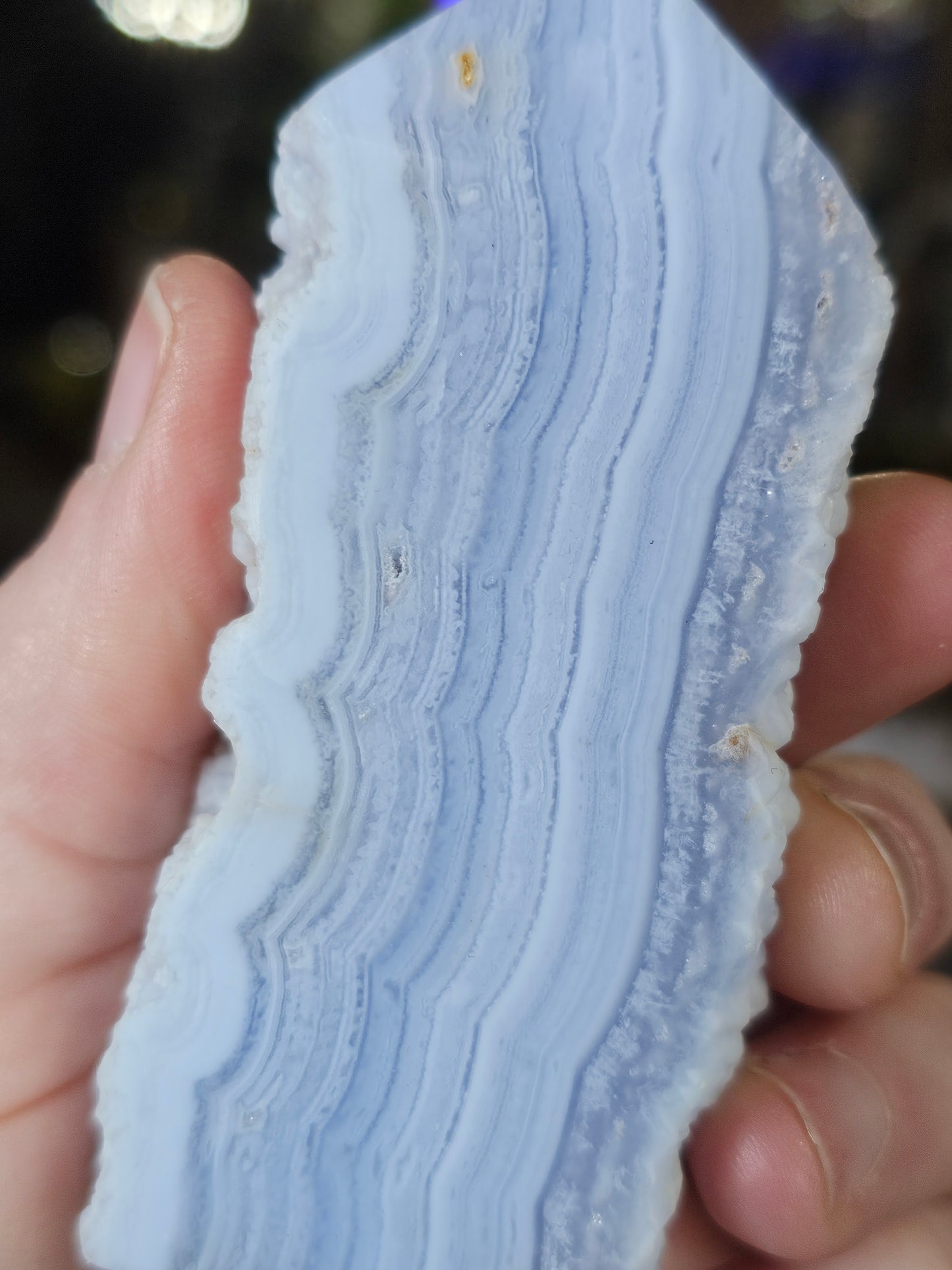 Blue lace Agate Point