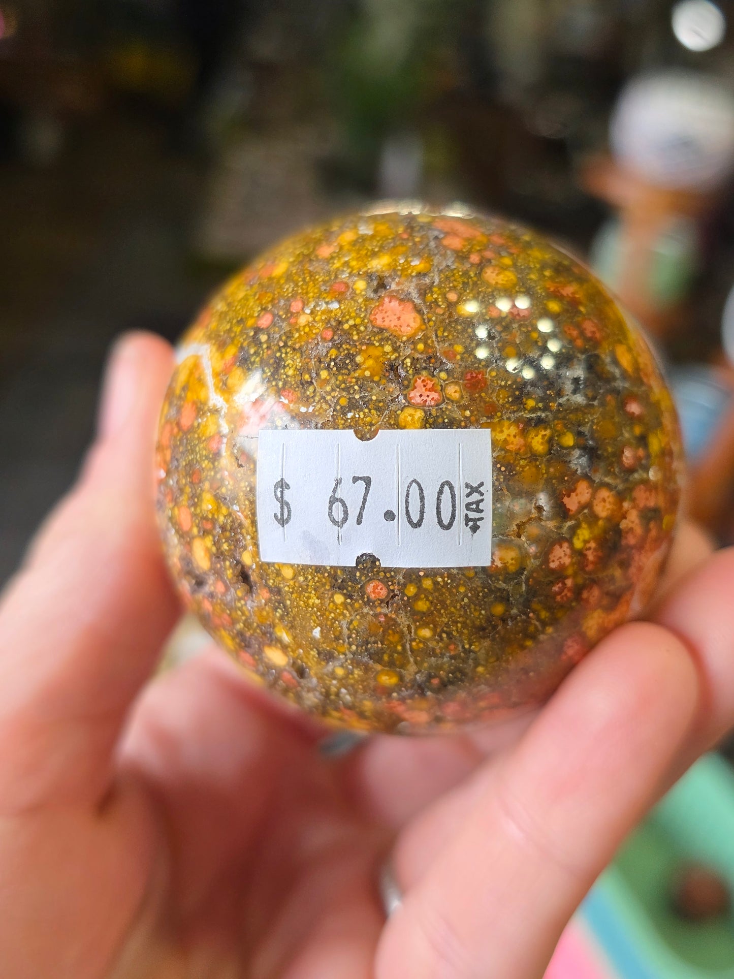 Poppy Jasper Sphere