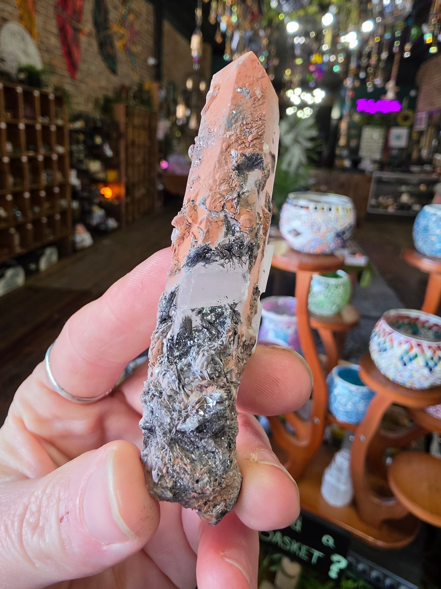 Specular Hematite on Quartz