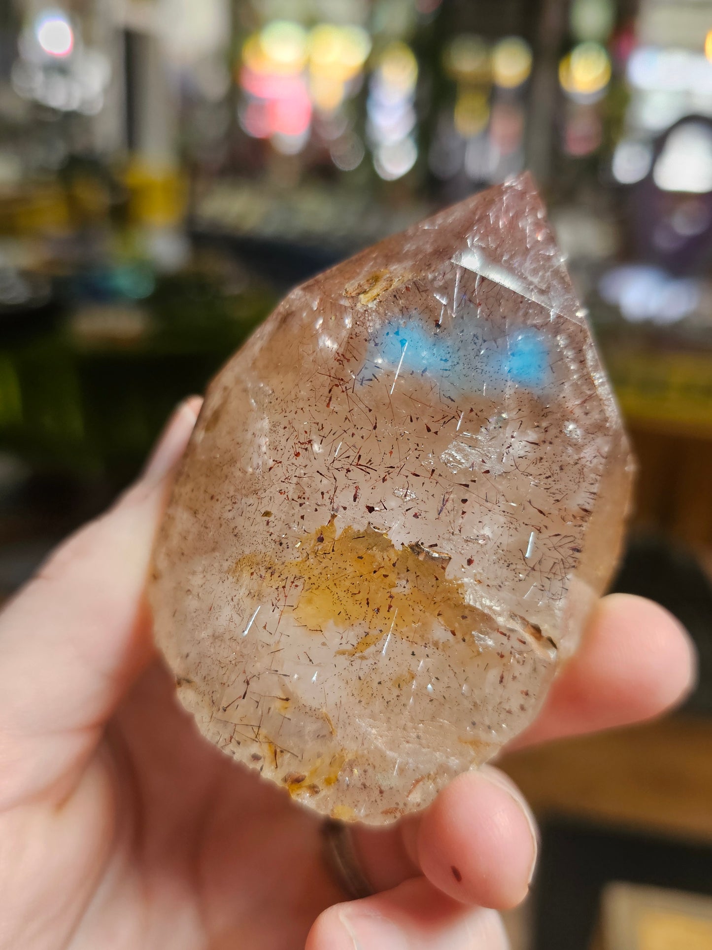 Lepidocrocite in Quartz