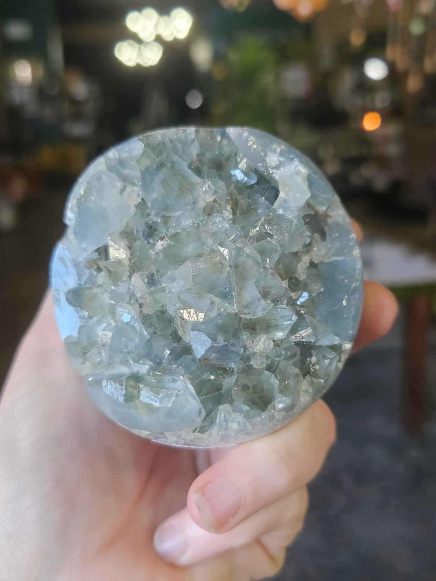 Celestite Cluster Sphere