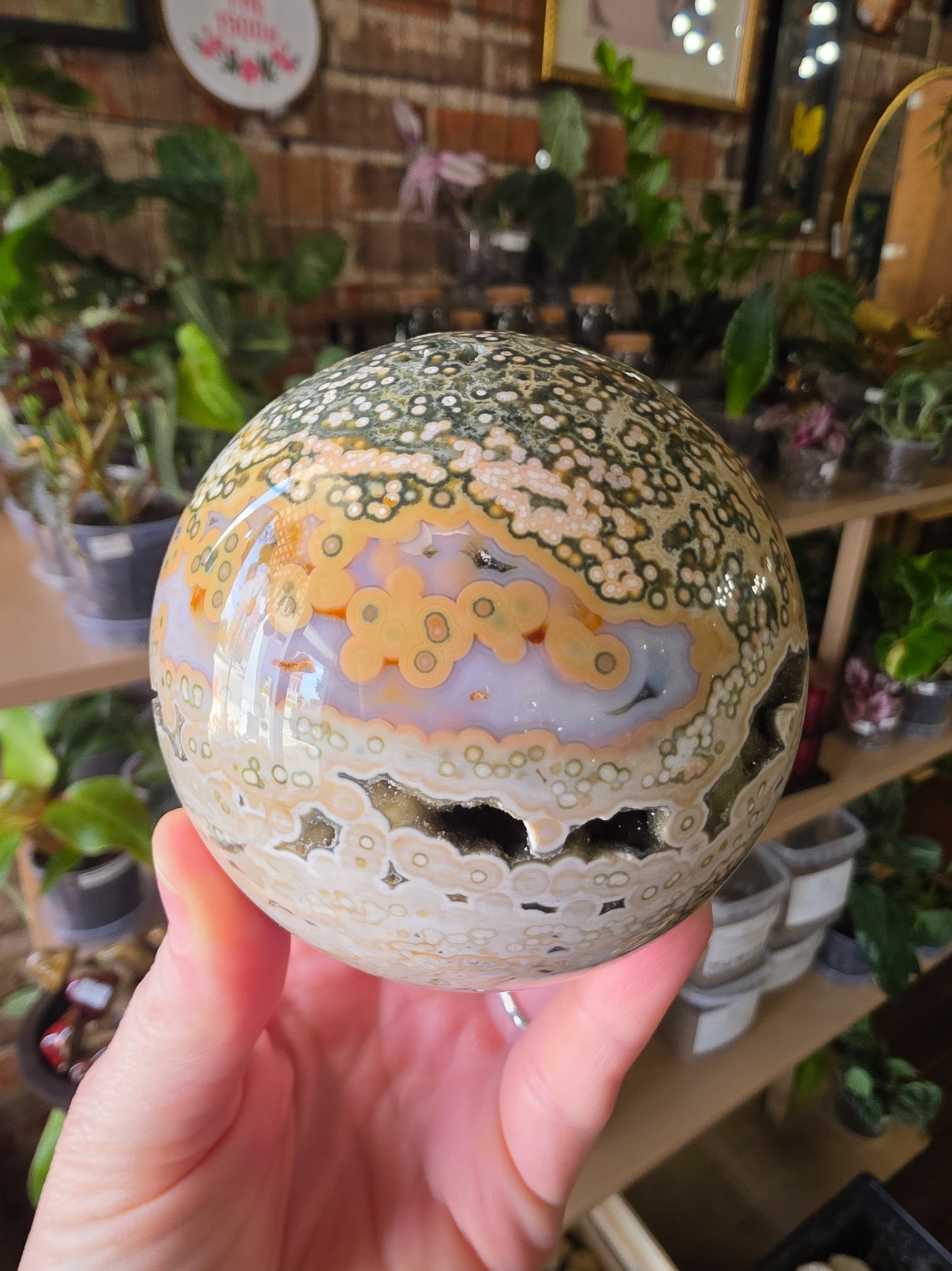 Ocean Jasper Sphere