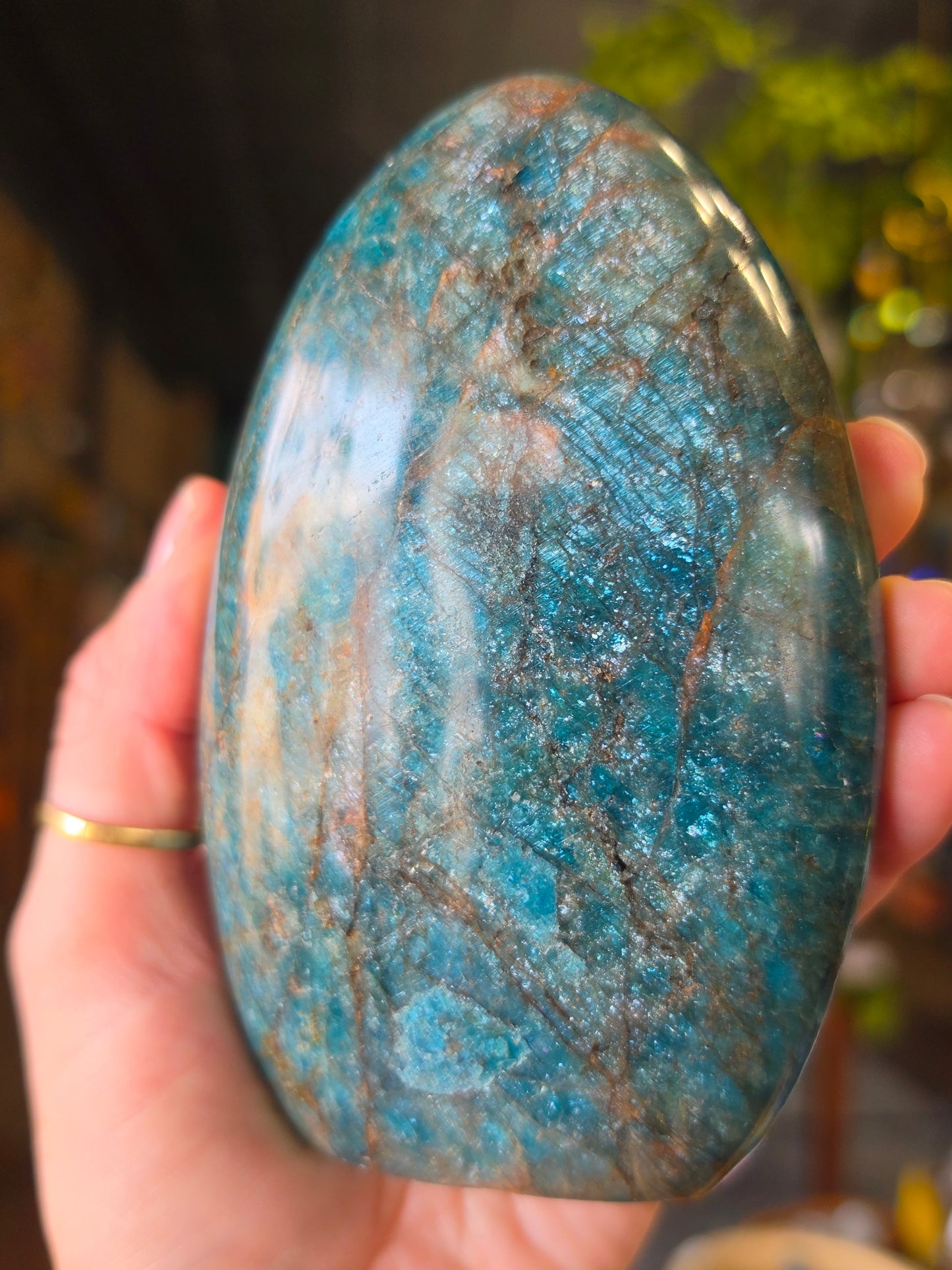 Blue Apatite Freeform