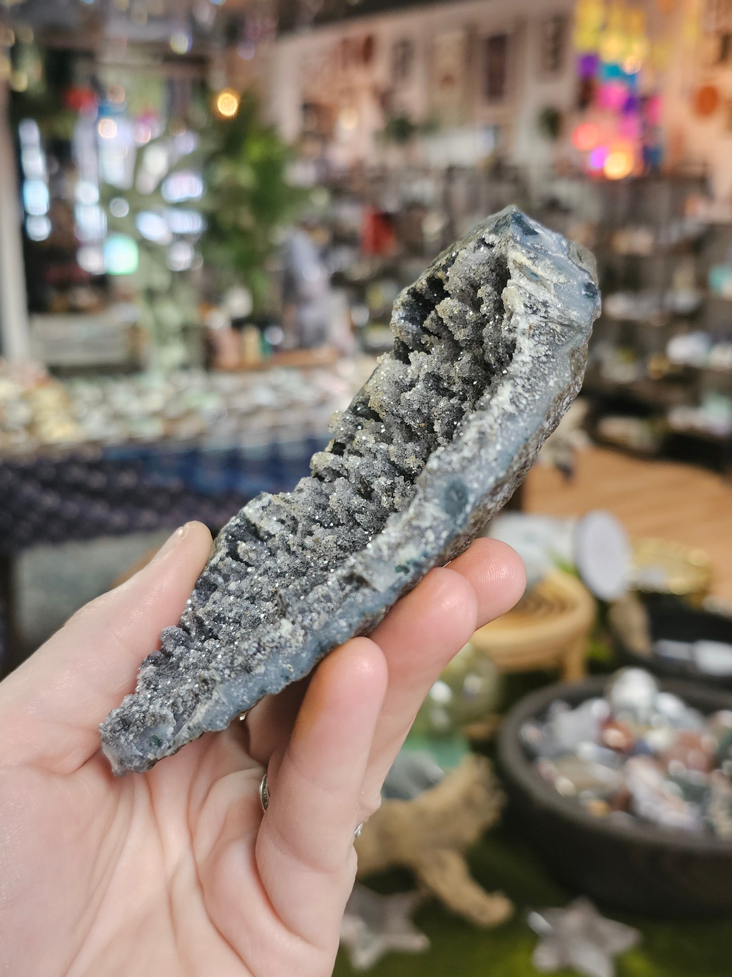 Black Amethyst Cluster