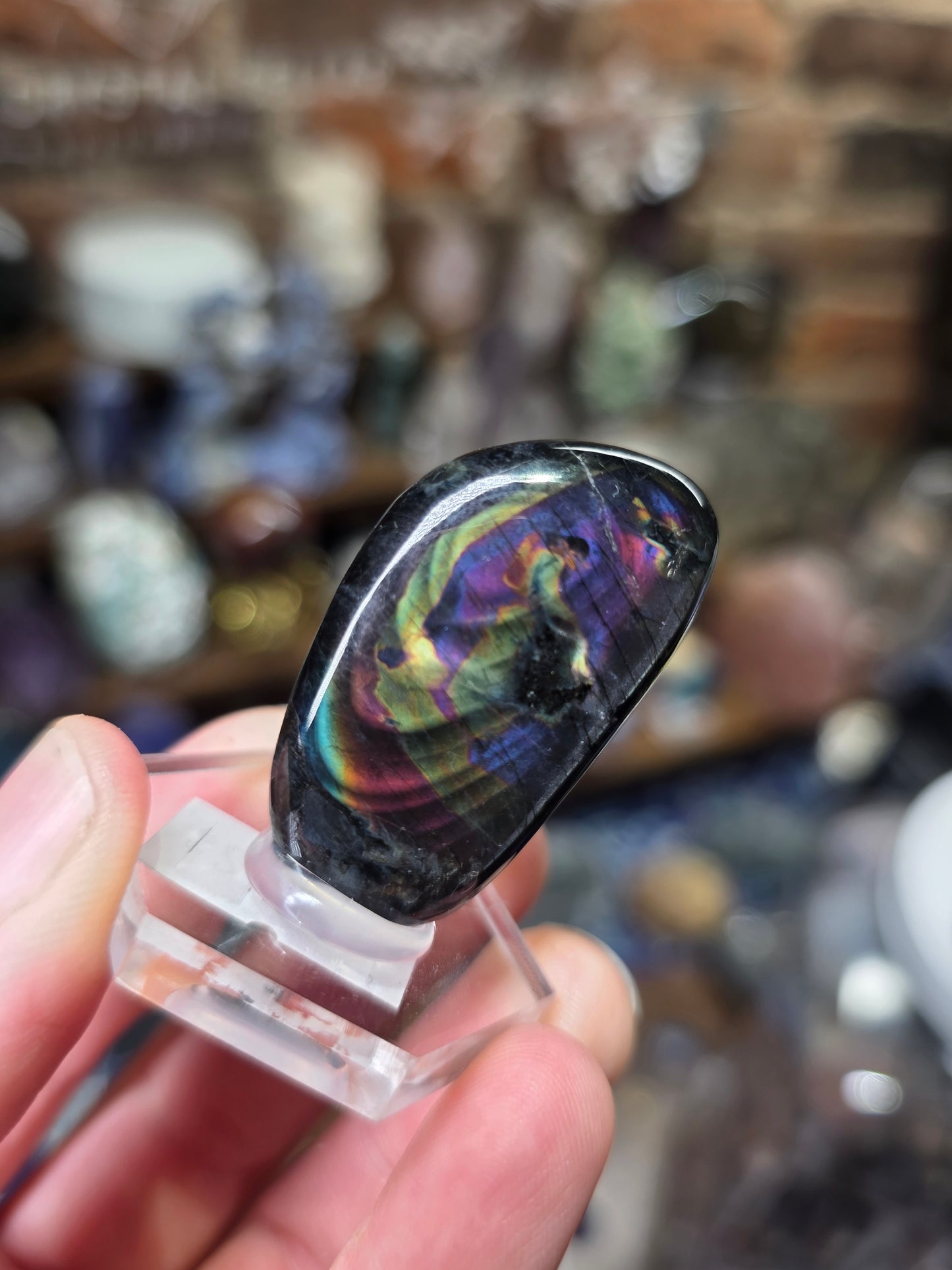 Finnish Spectrolite Mini Palmstone