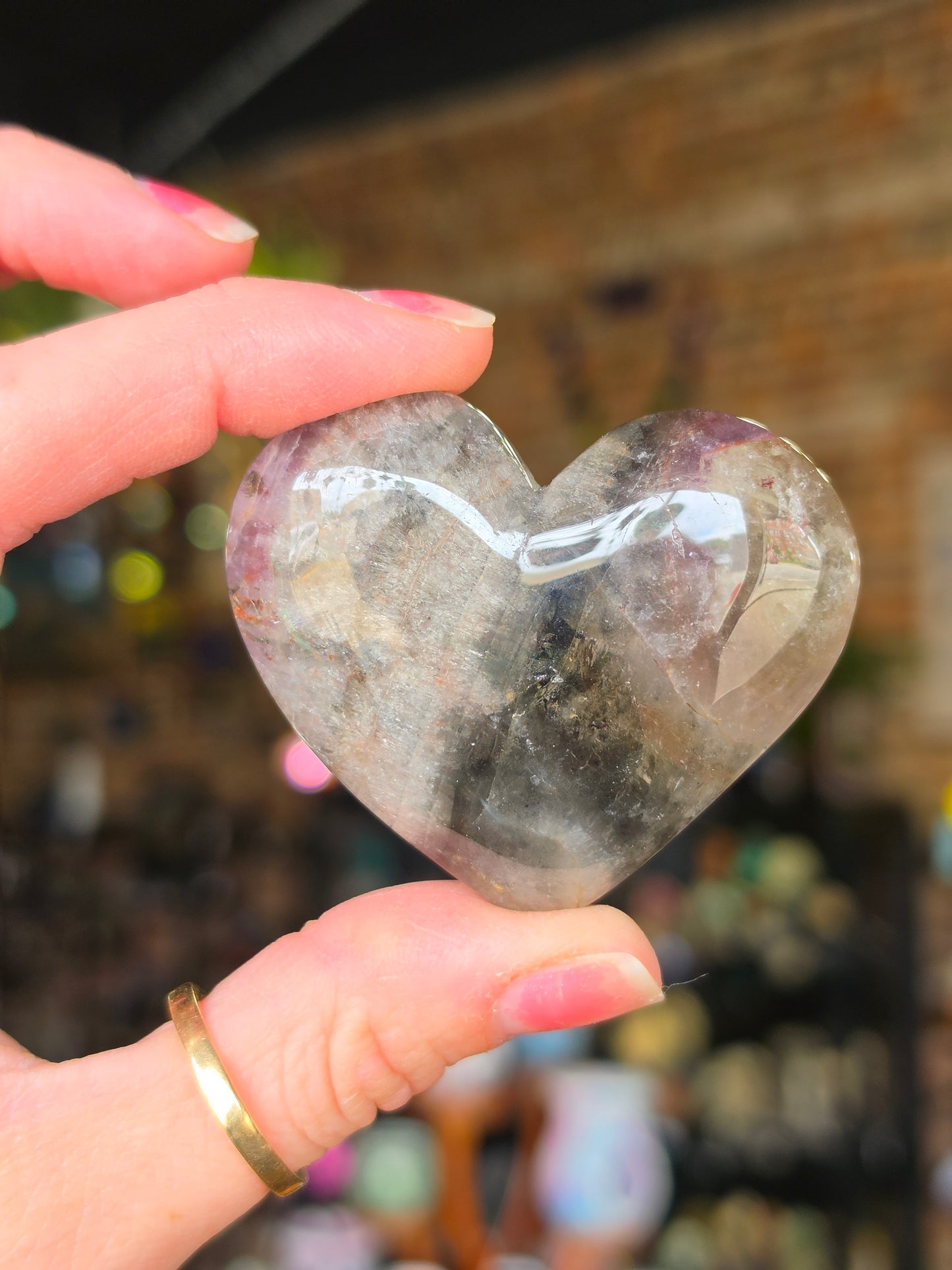 Included Amethyst Heart