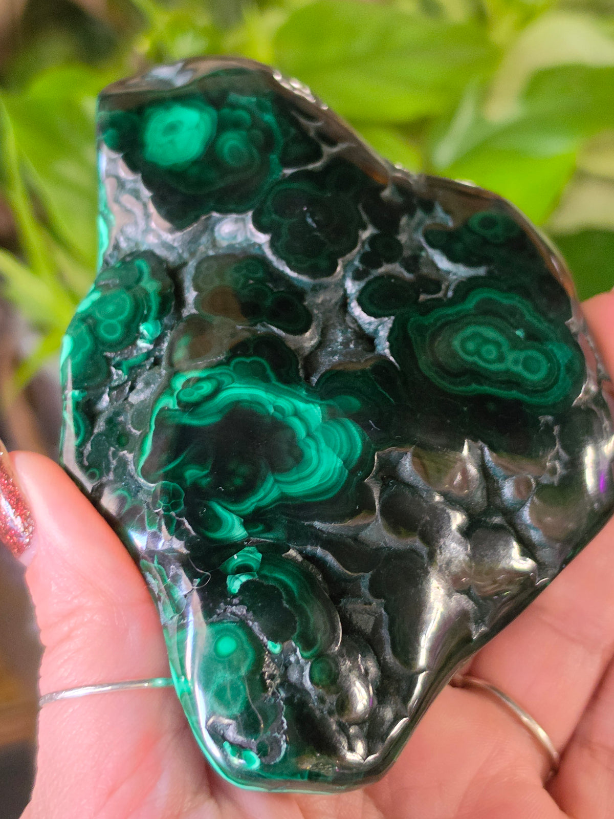 Polished Malachite Free Form