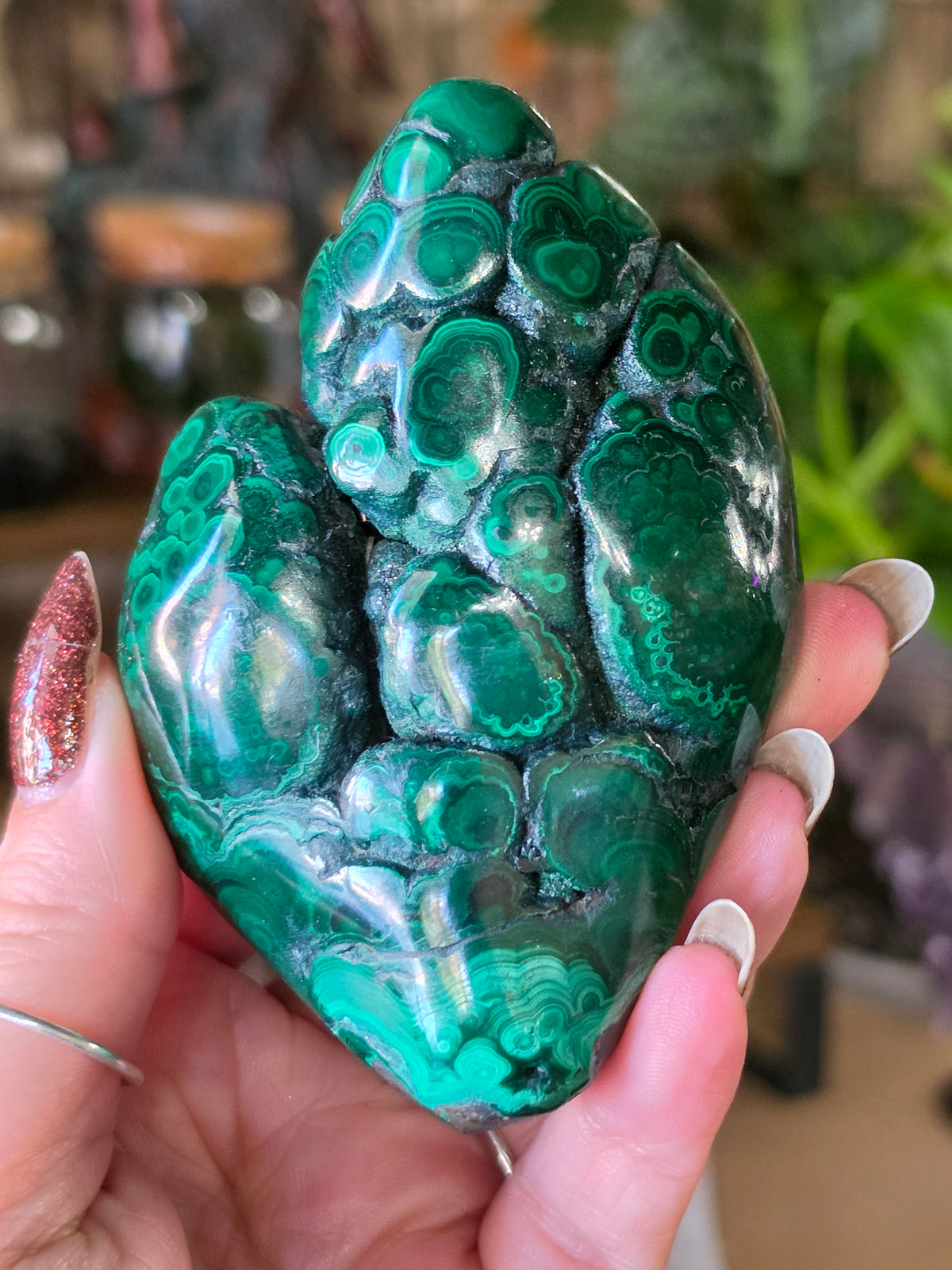 Polished Malachite Free Form