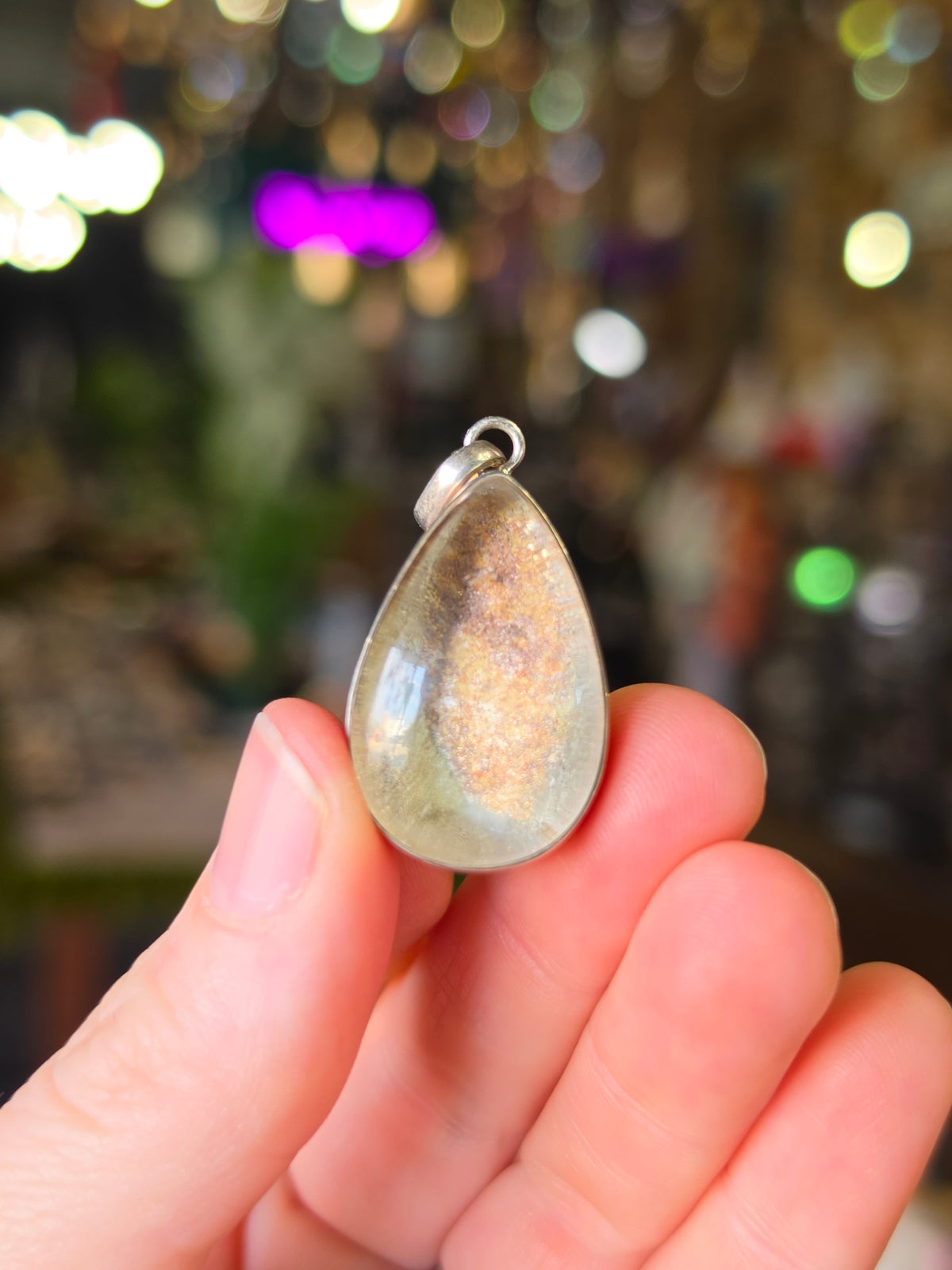 Included Quartz Pendant