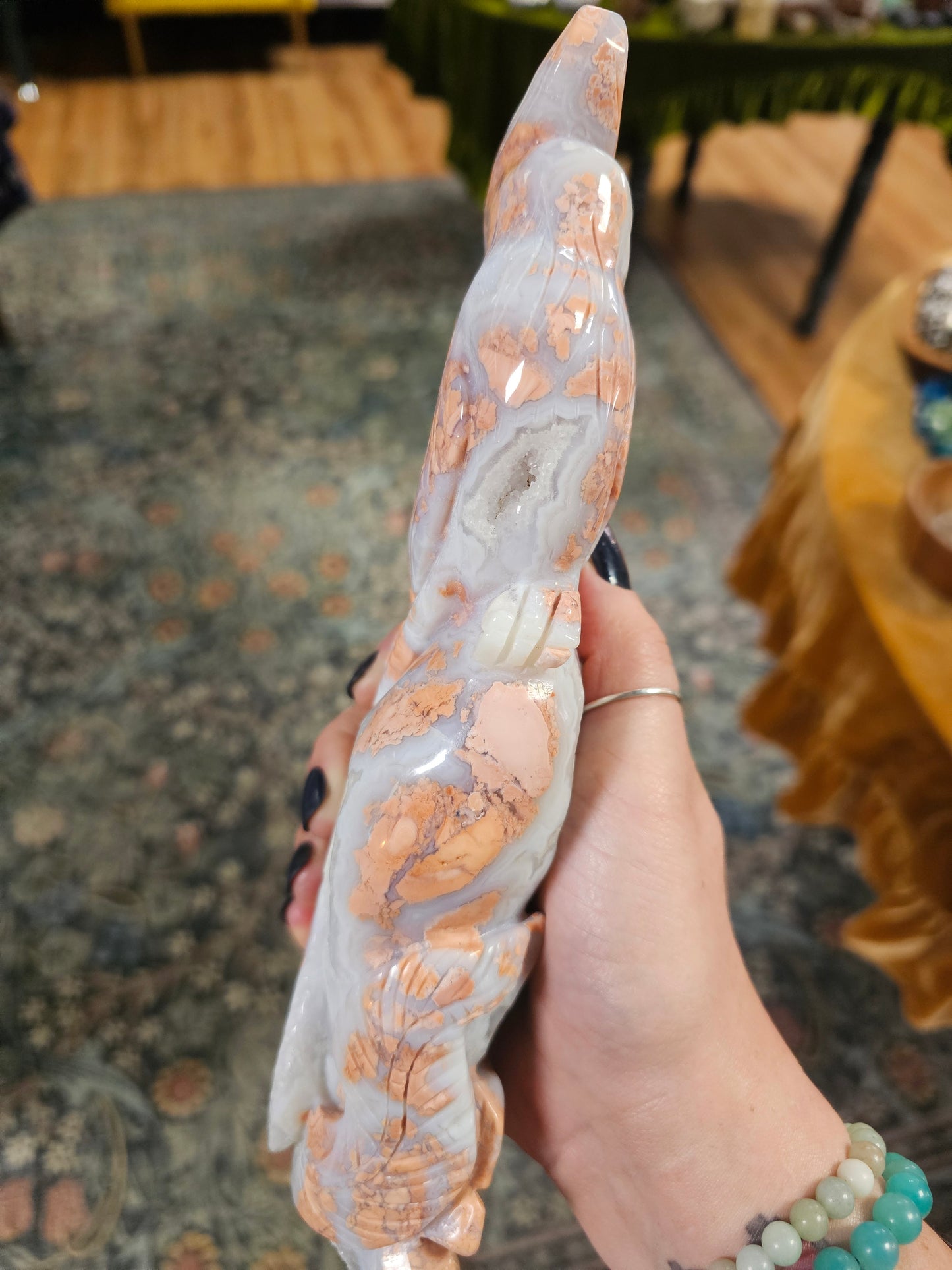 Cotton Candy Agate Pheonix