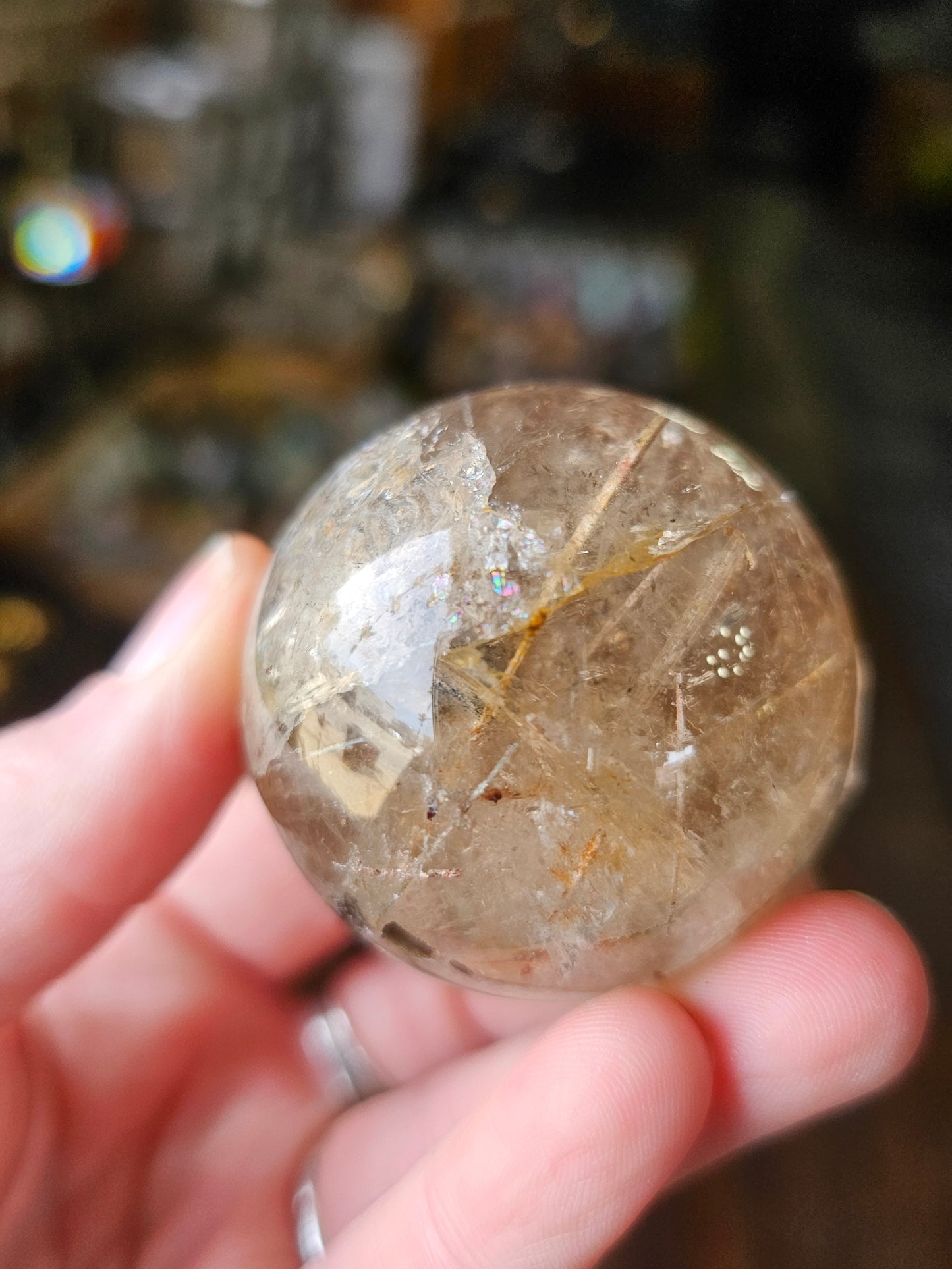 Included Quartz Sphere