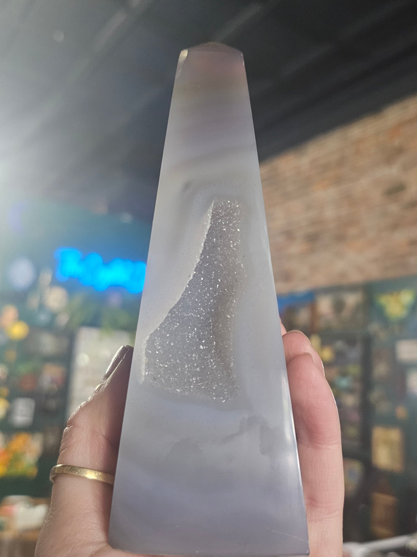 Brazillian Agate Tower