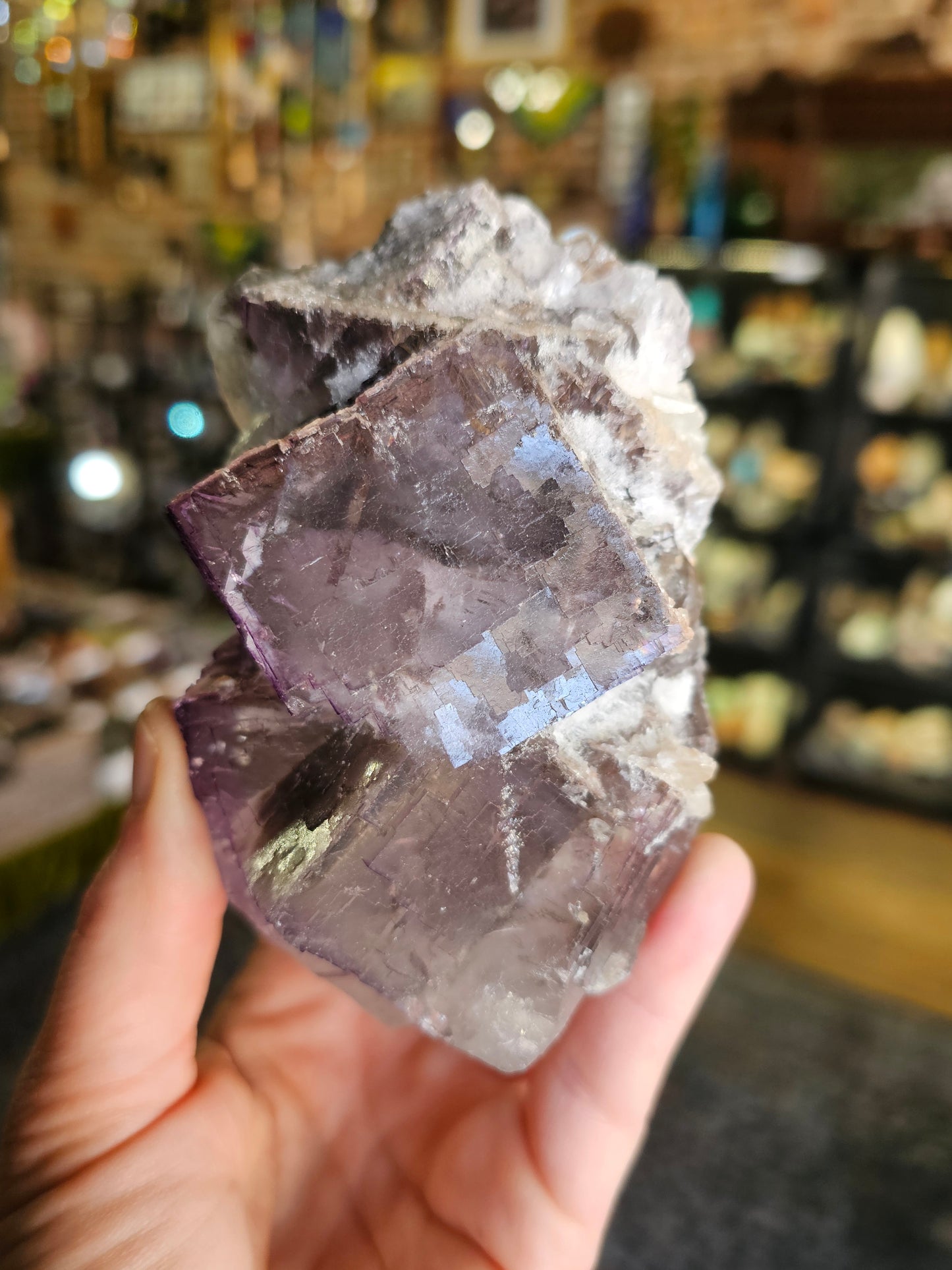 Purple Cubic Fluorite