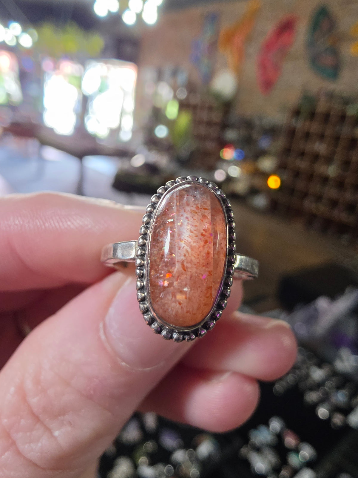 Sunstone Ring Size 7