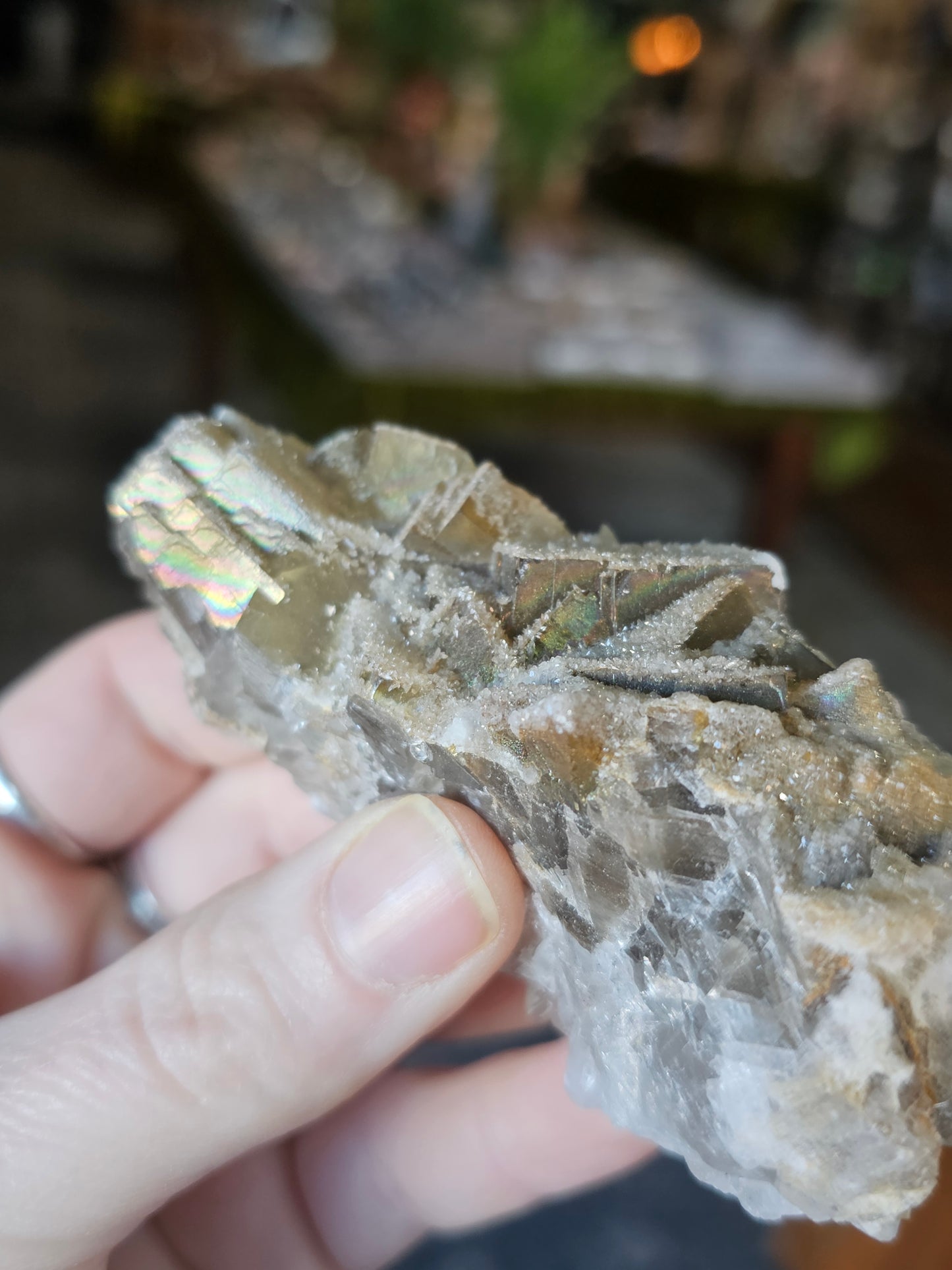 Iridescent Fluorite