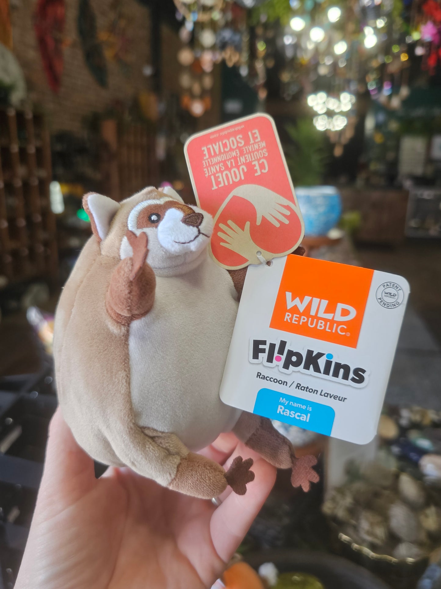 Wild Republic Flipkins Raccoon