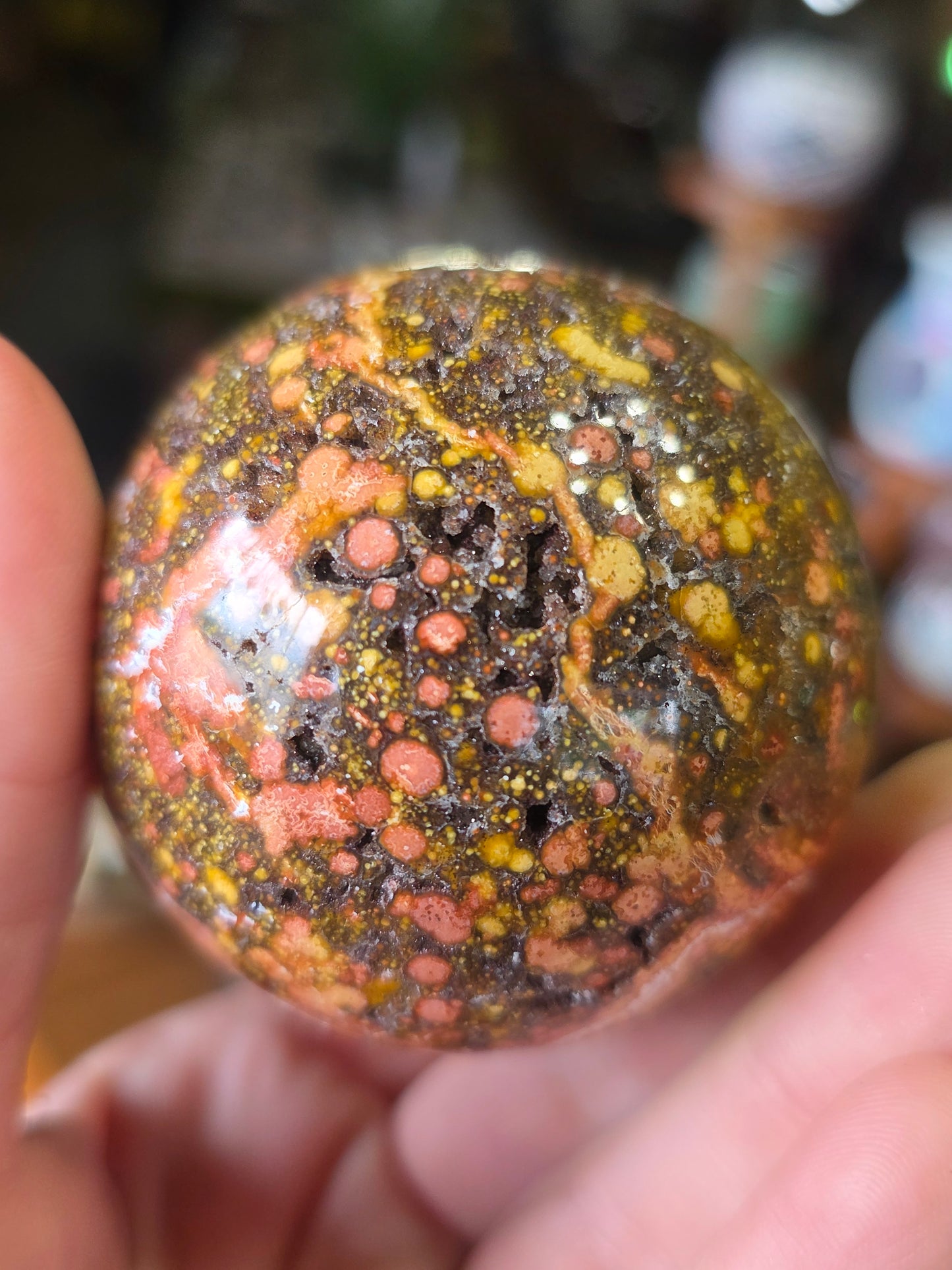 Poppy Jasper Sphere
