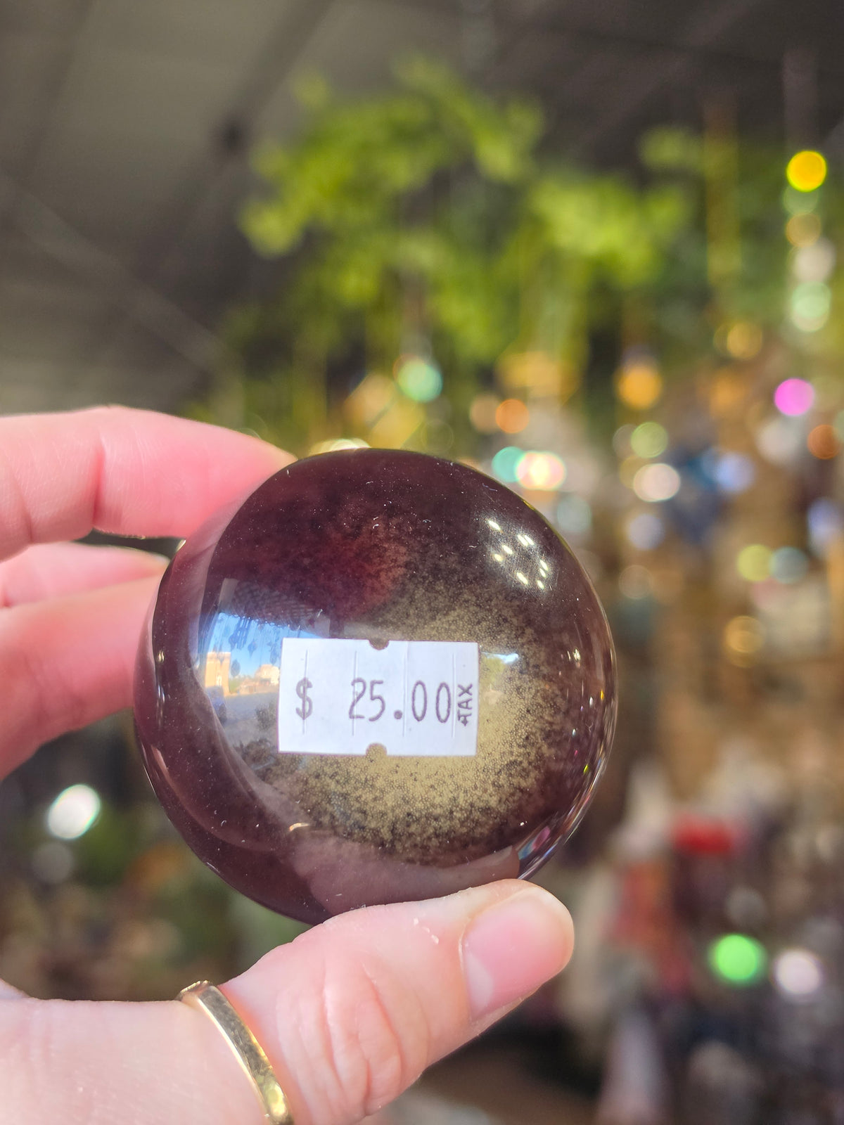 Synthetic Cats Eye Sphere