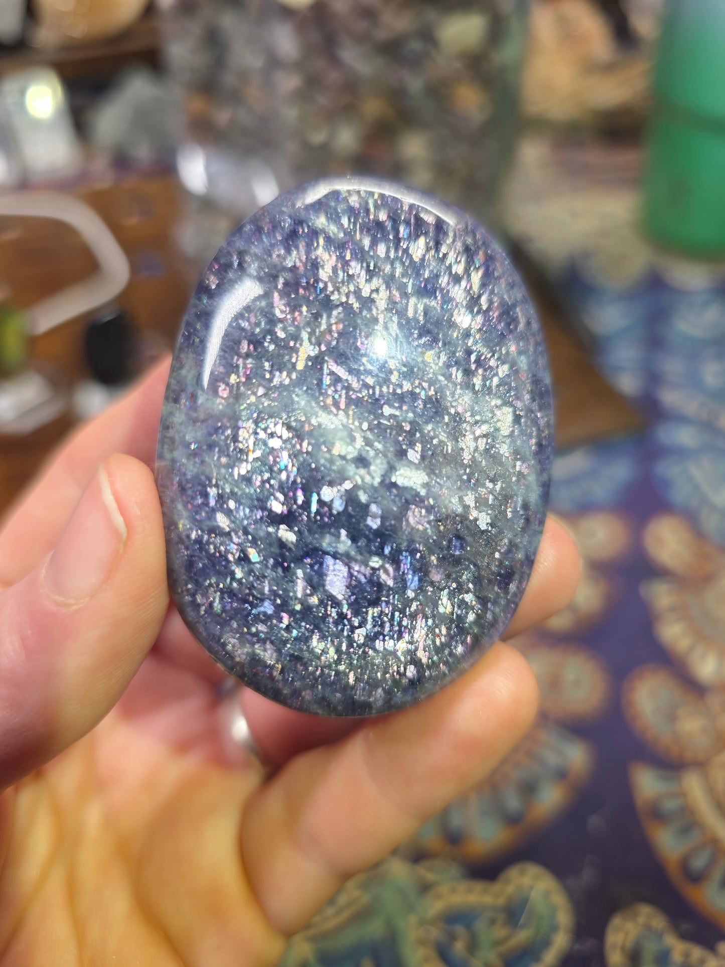 Iolite Palm Stone (Cordierite)
