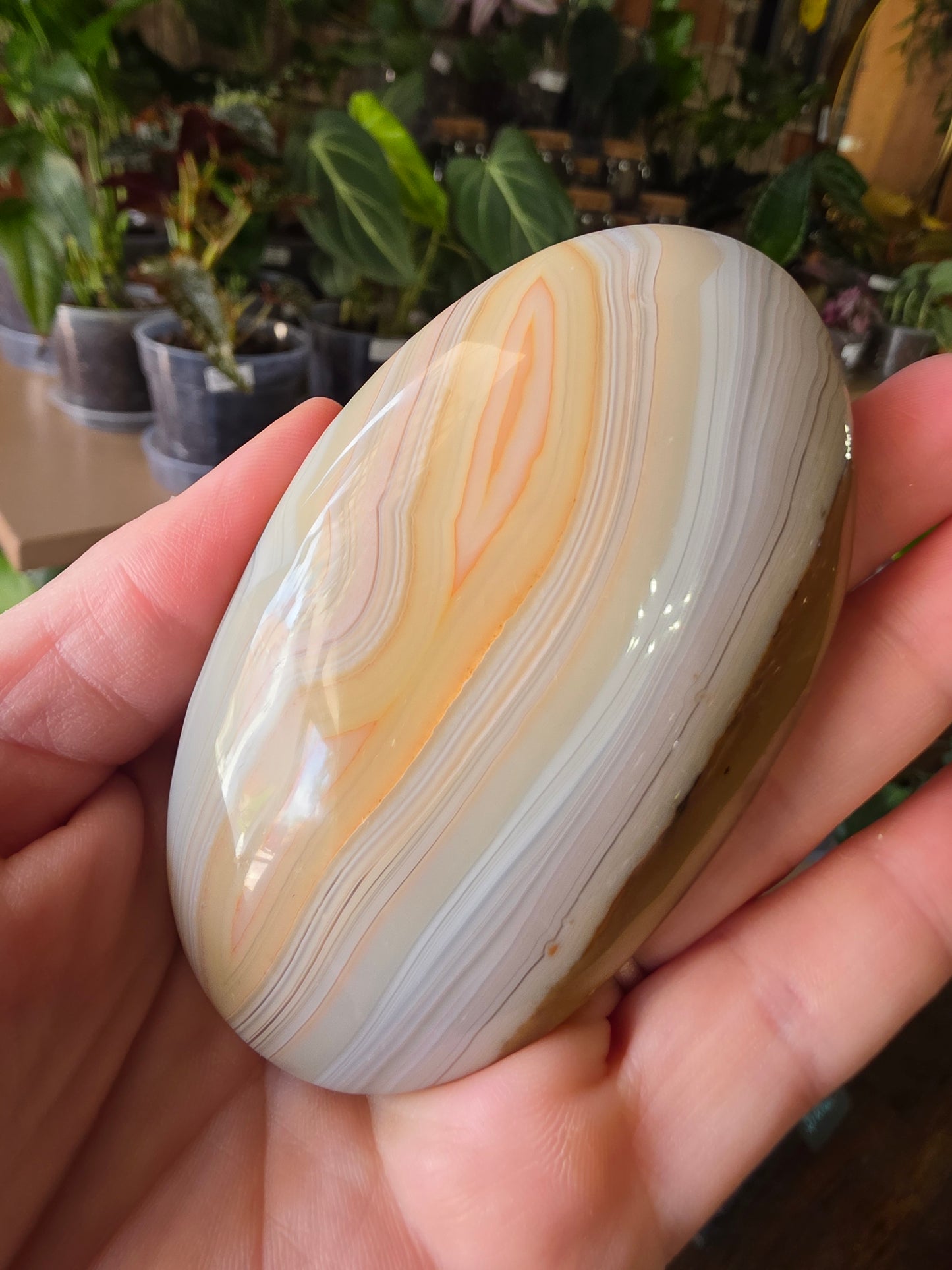 Large Banded Agate Palmstone