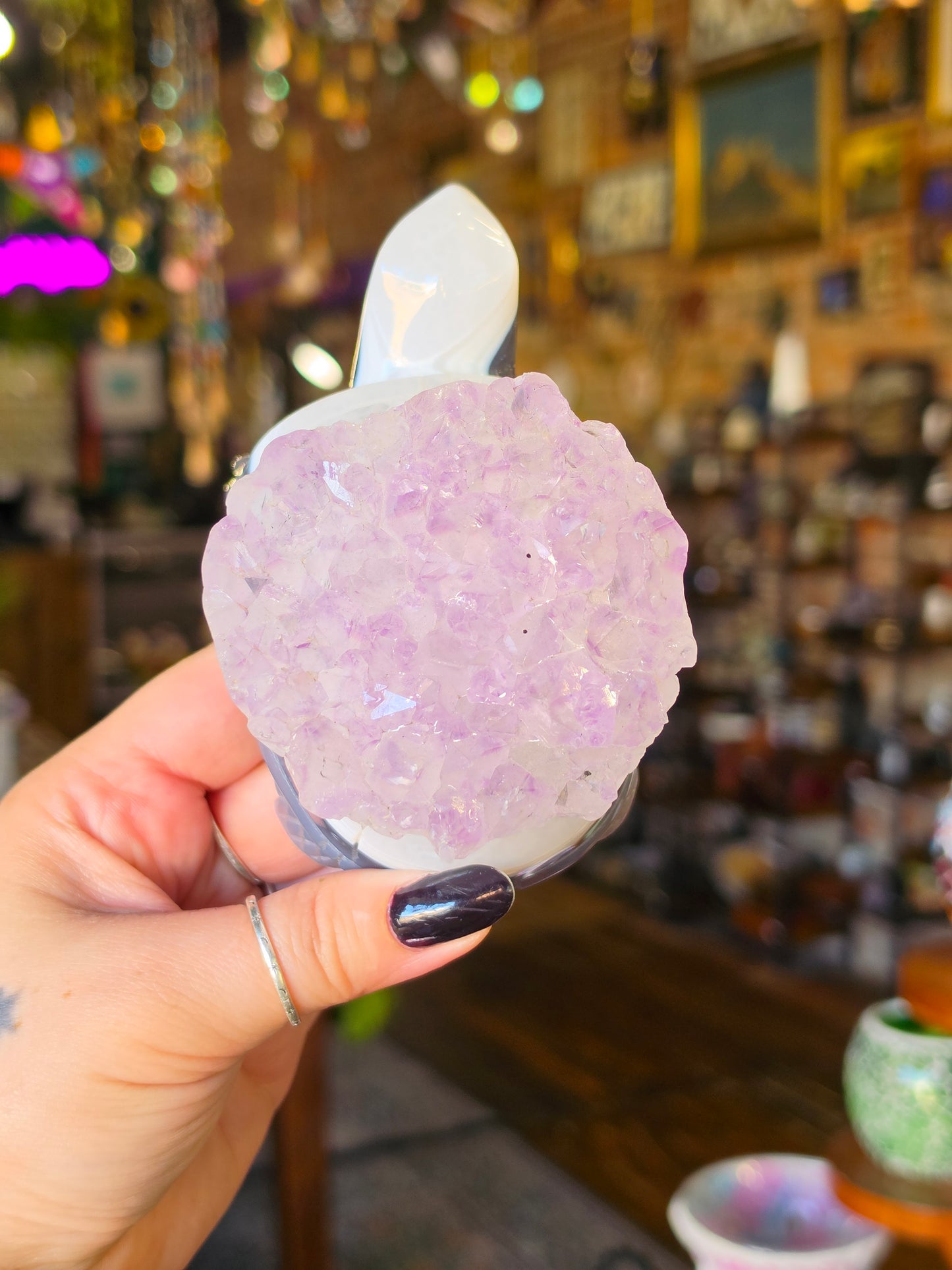 Amethyst Agate Turtle