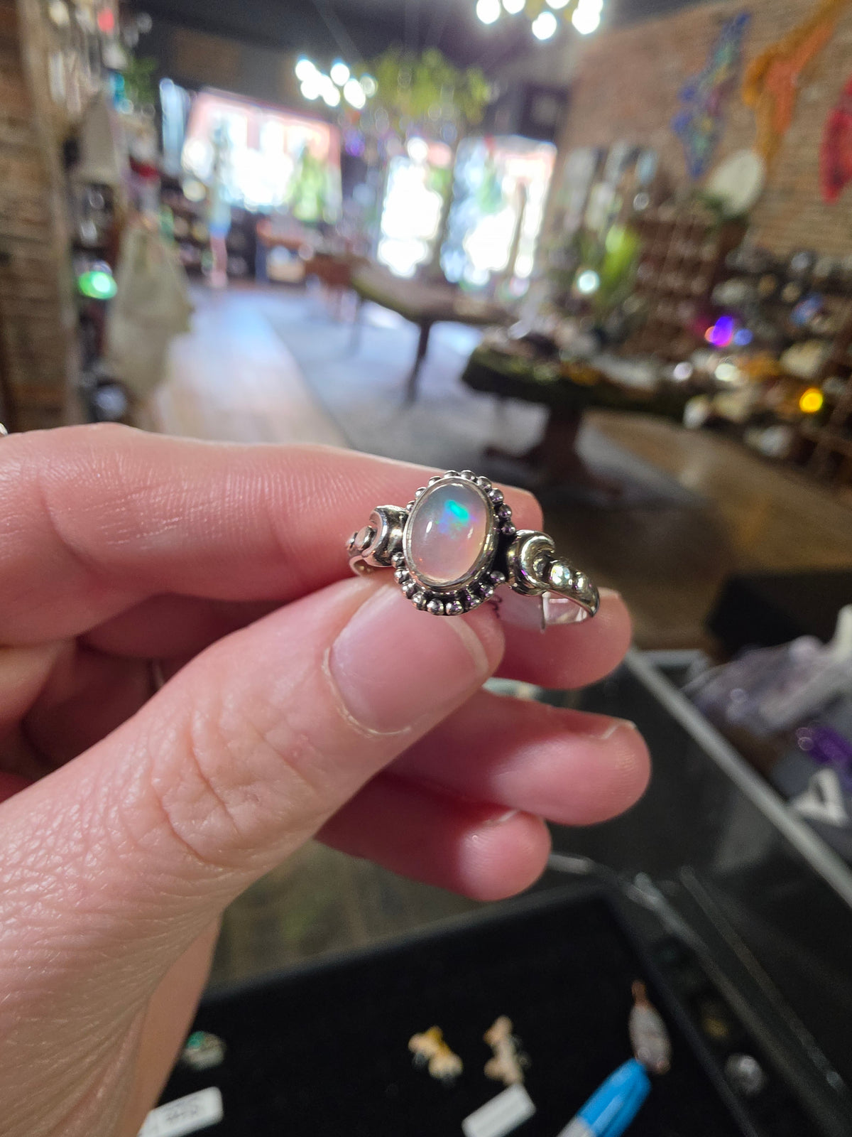 Ethiopian Welo Opal Ring Size 10