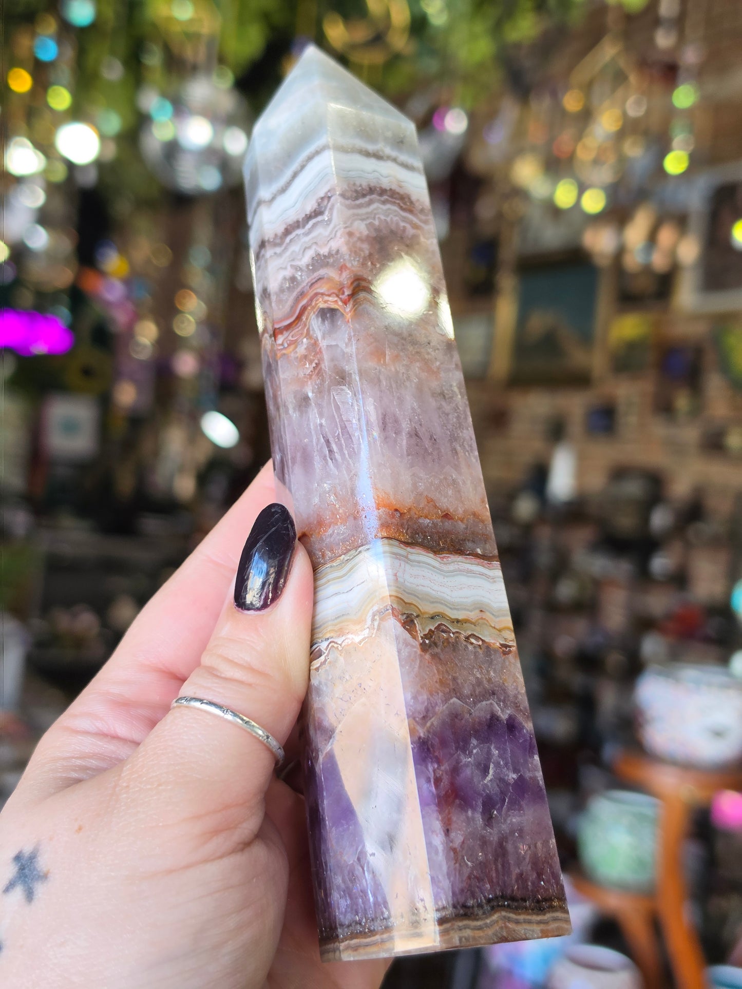 Amethyst Agate Tower
